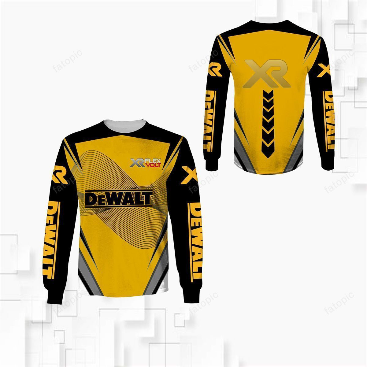 3D All Over Printed DW Power Tools DW Shirts Ver 6 (Black)