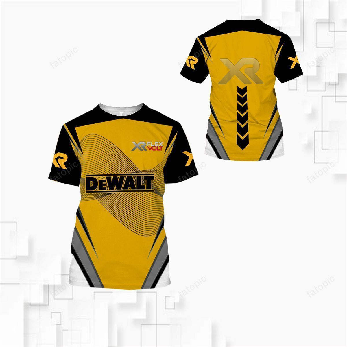 3D All Over Printed DW Power Tools DW Shirts Ver 6 (Black)