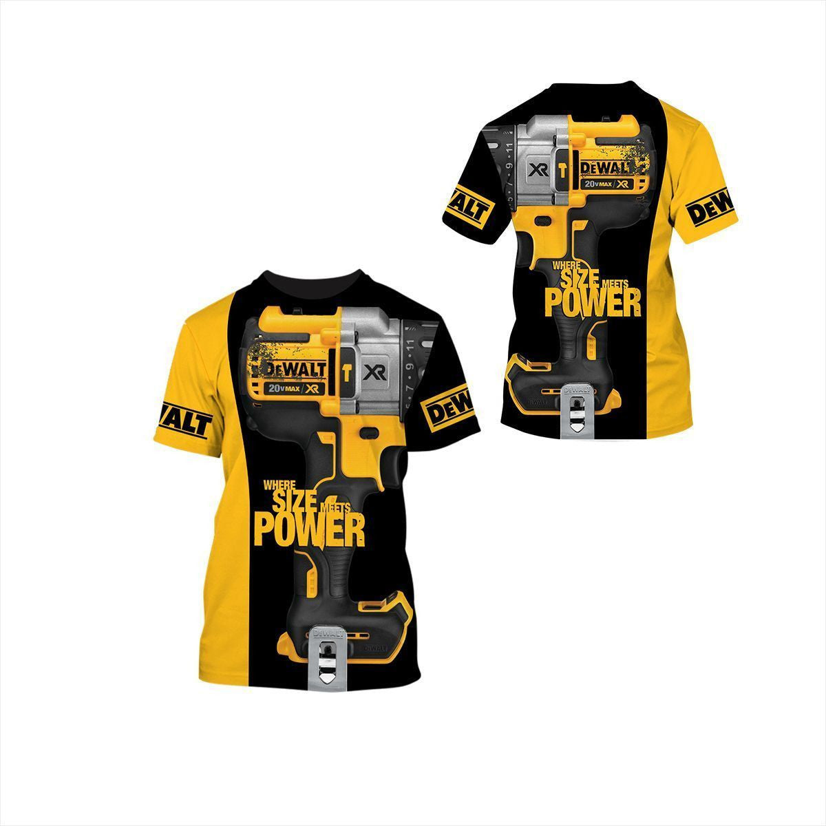 3D All Over Printed DW Power Tools NCT-HA Shirts Ver 1 (Black) TH3932