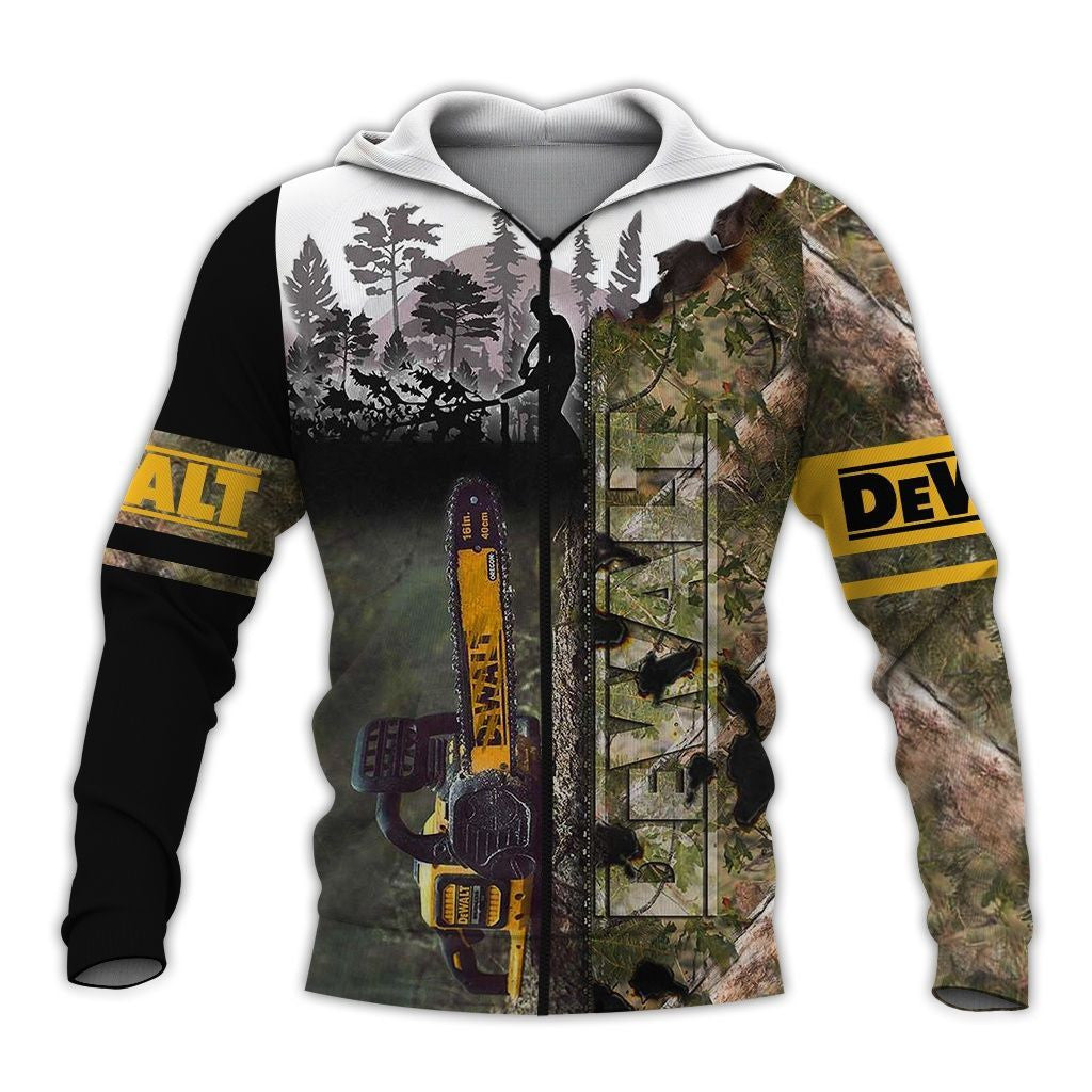 DW Chainsaw Machine 3D All Over Printed Clothes HT13