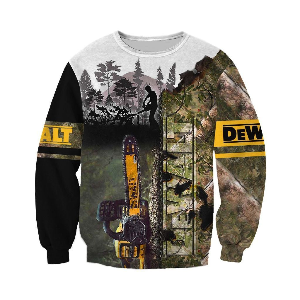 DW Chainsaw Machine 3D All Over Printed Clothes HT13