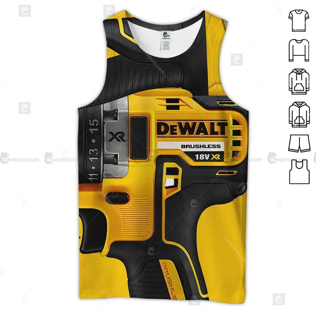 Hand Tool 3D All Over Printed Clothes HT08