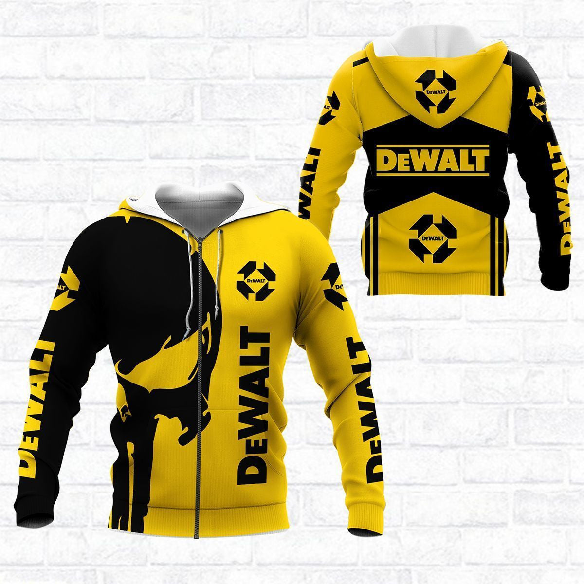 3D All Over Printed DW Power Tools DW Shirts Ver 4 (Black Yellow) TH4069