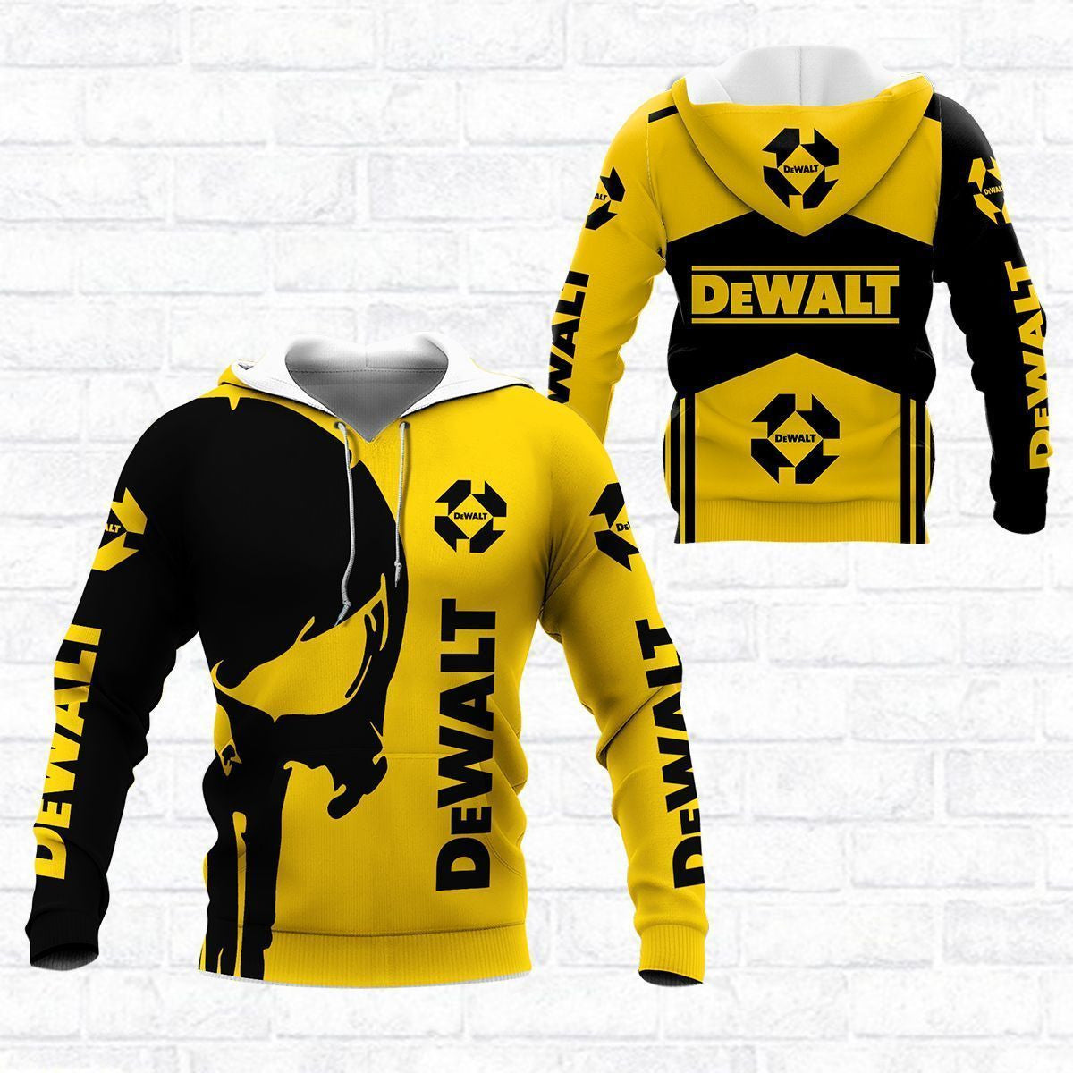 3D All Over Printed DW Power Tools DW Shirts Ver 4 (Black Yellow) TH4069