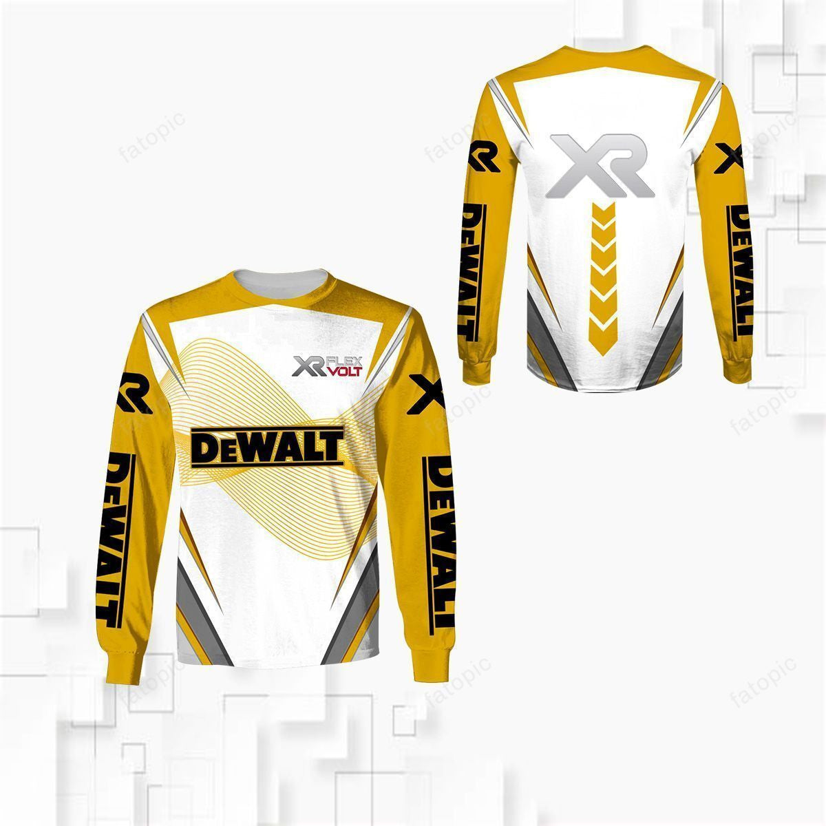 3D All Over Printed DW Power Tools DW Shirts Ver 6 (White)