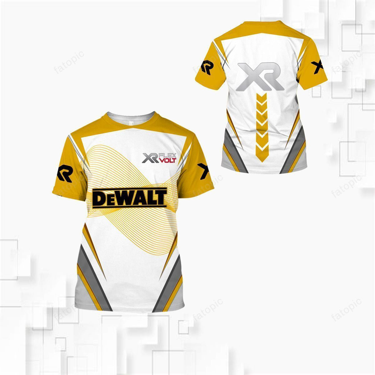 3D All Over Printed DW Power Tools DW Shirts Ver 6 (White)