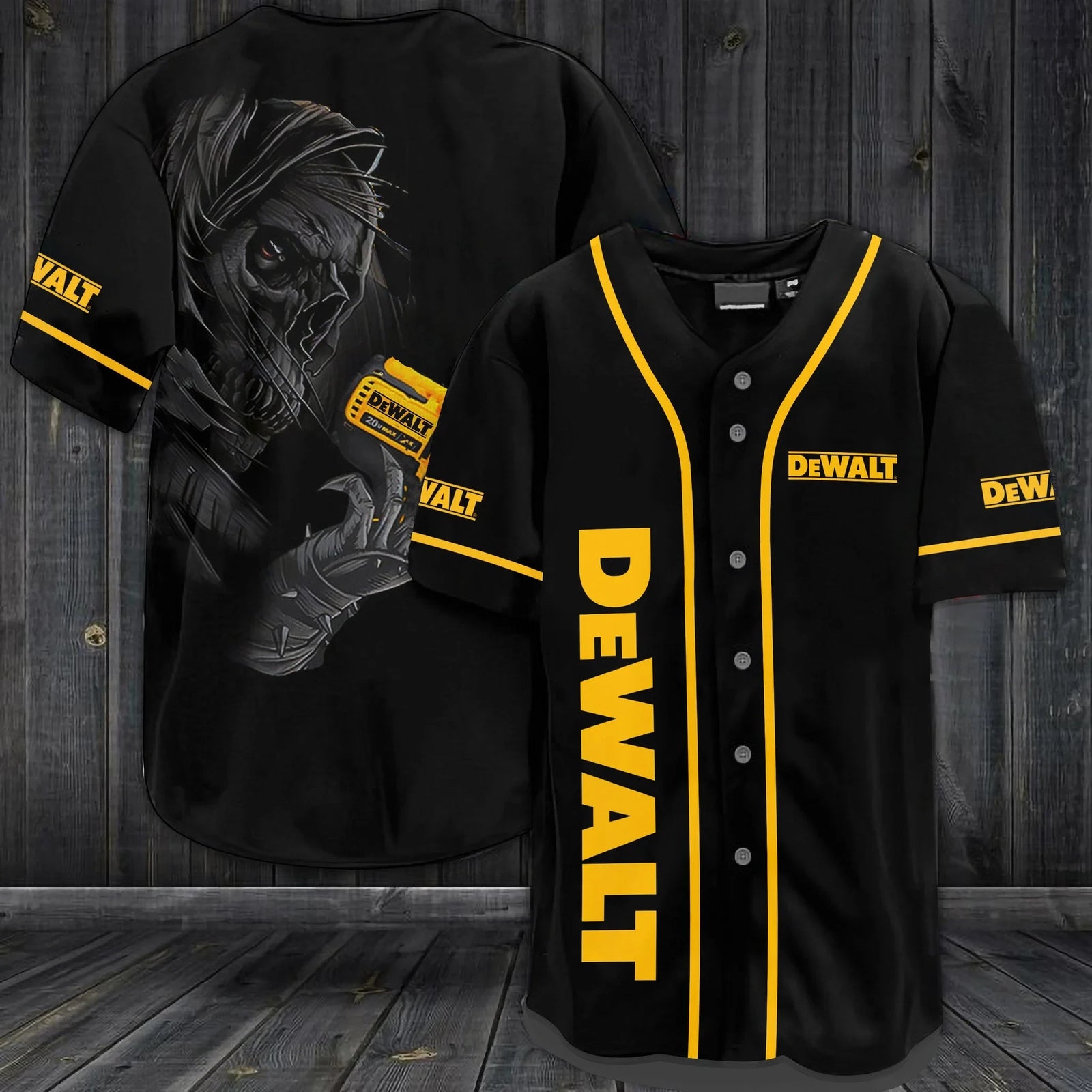 DW Power Tools logo Baseball Jersey