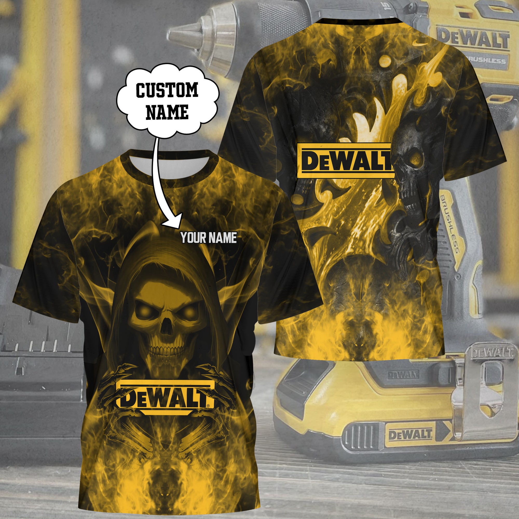 DW Skull 3D Apparels TH3339