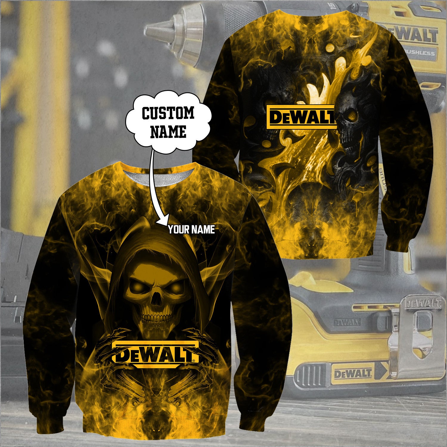 DW Skull 3D Apparels TH3339
