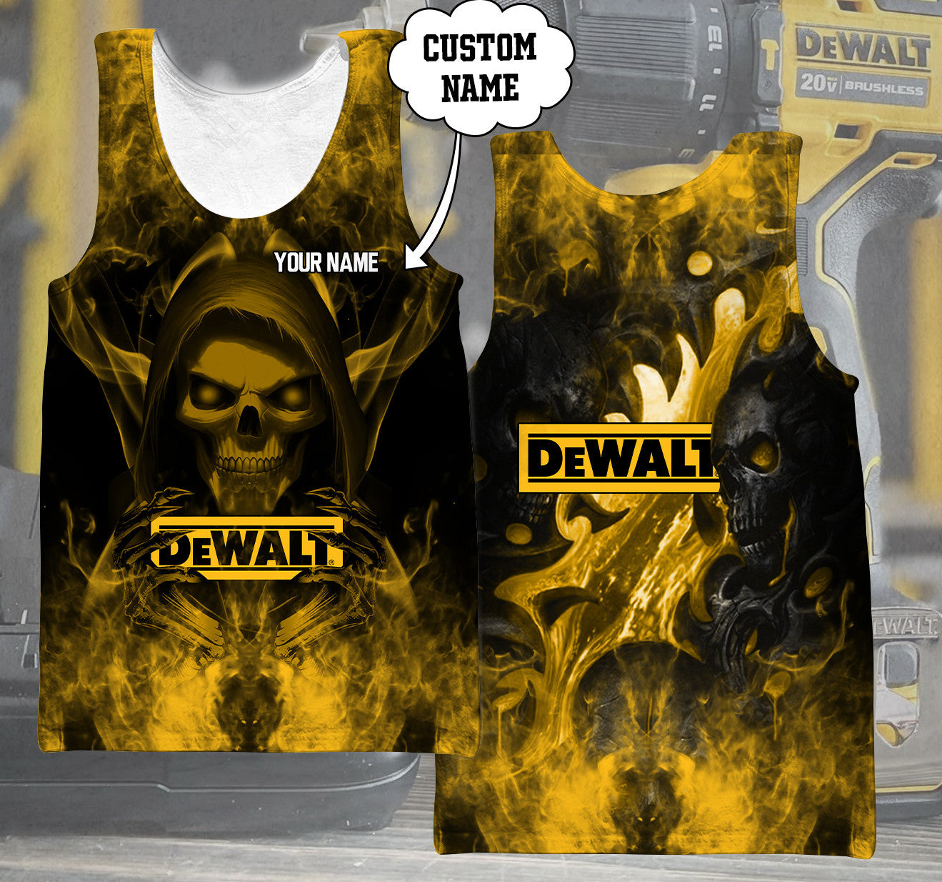 DW Skull 3D Apparels TH3339