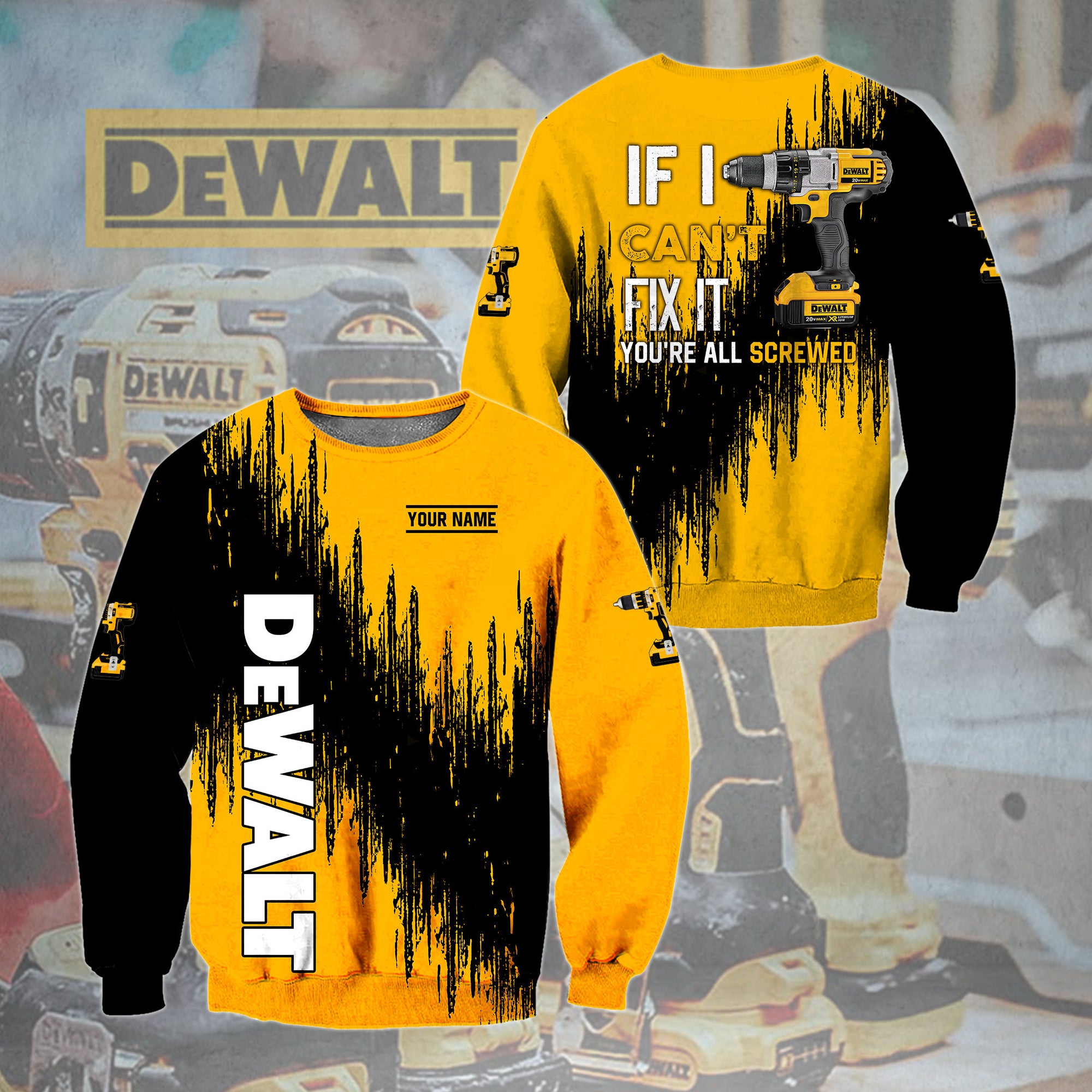 Custom Name DW 3D Apparels QUY4088