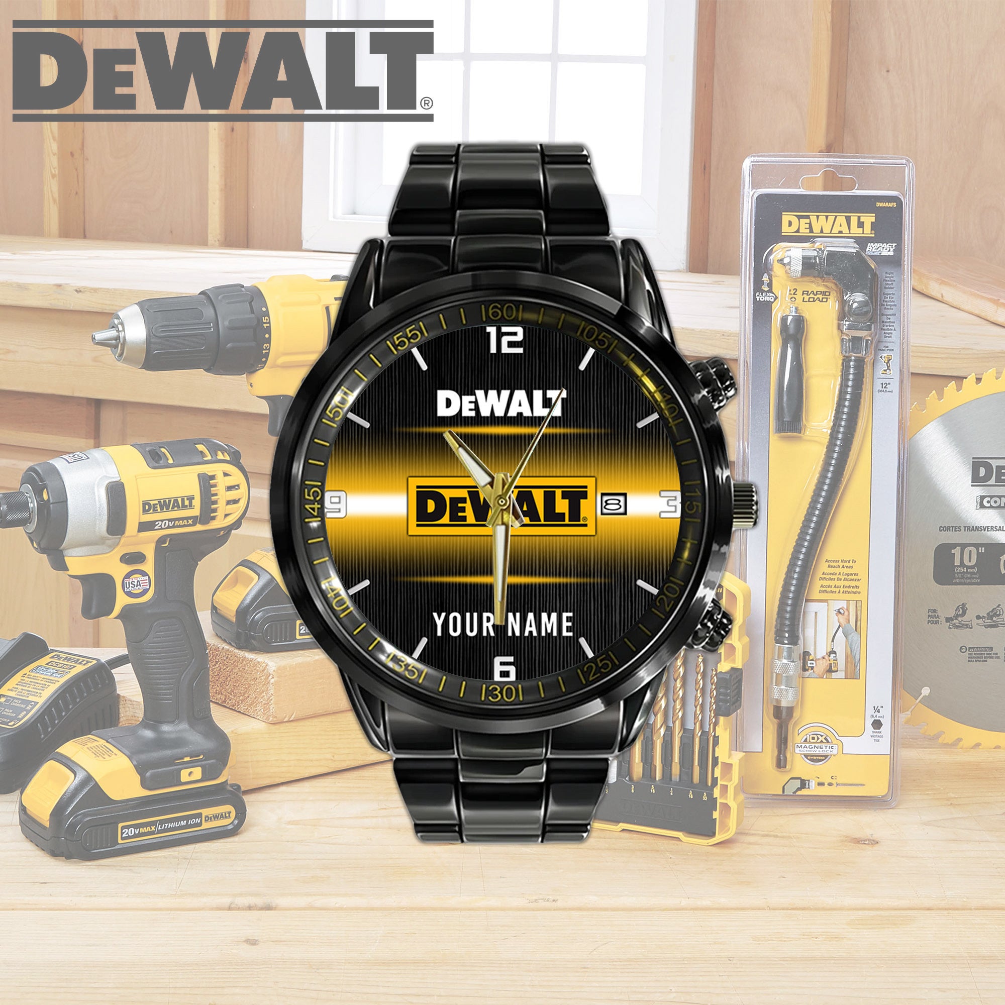 DW New Personalized Black Hand Watch for fan-Limited Edition YVT0488