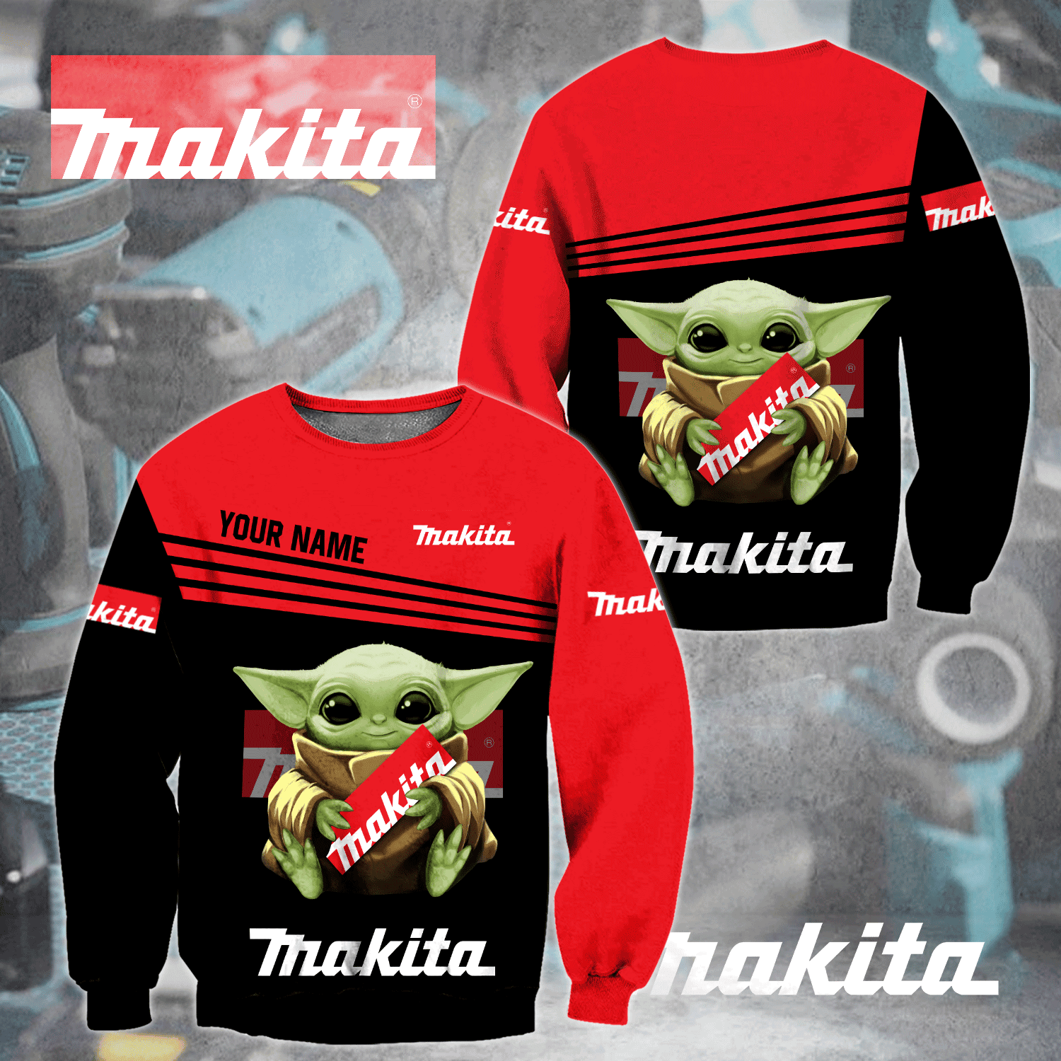 Baby Yoda Hold MKT 3D Apparels