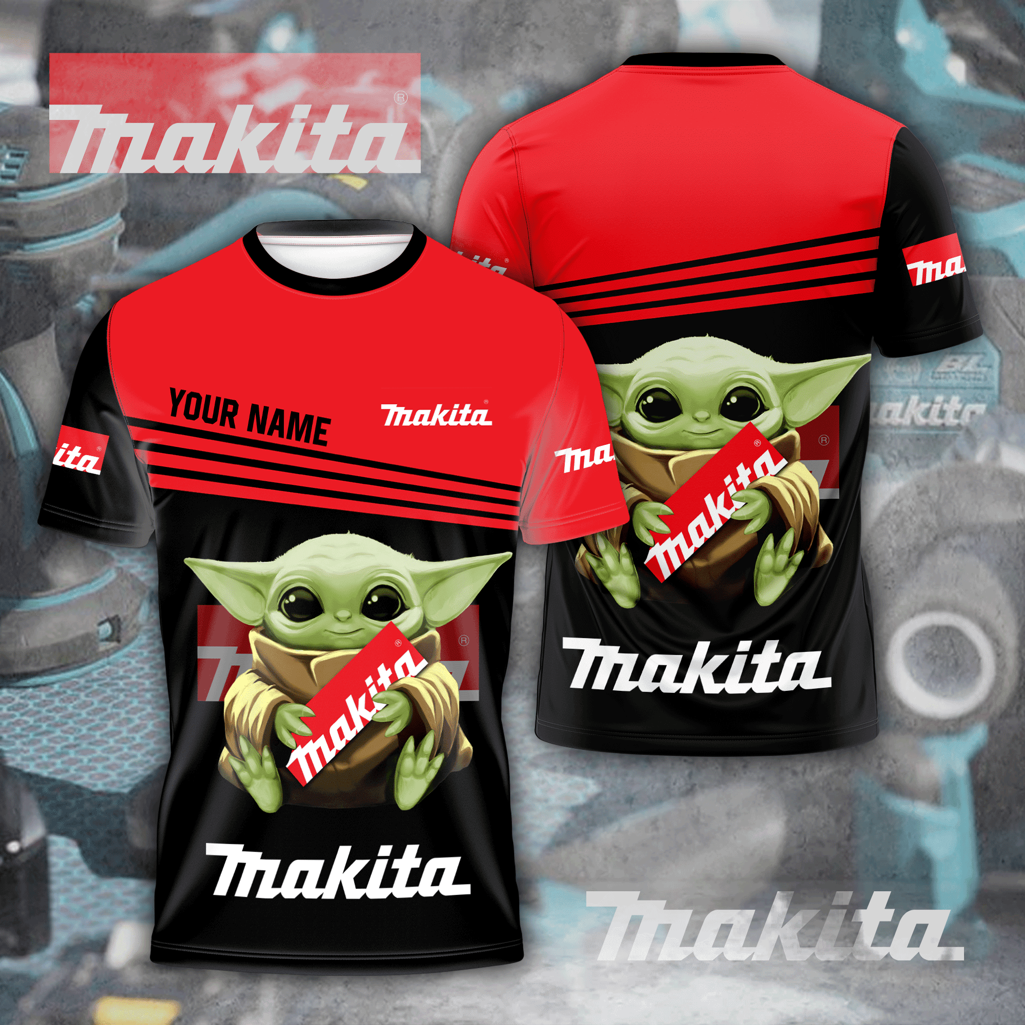 Baby Yoda Hold MKT 3D Apparels