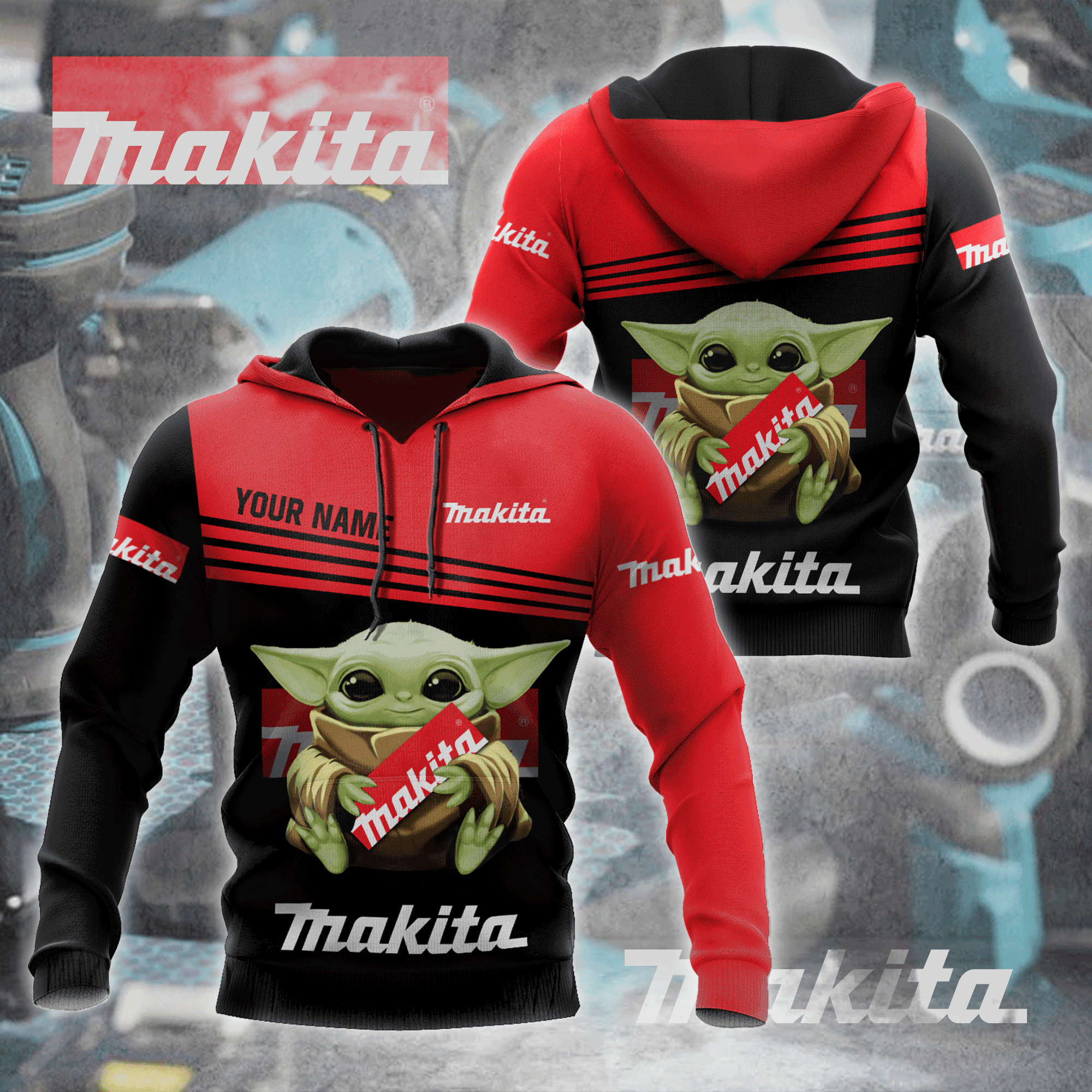 Baby Yoda Hold MKT 3D Apparels