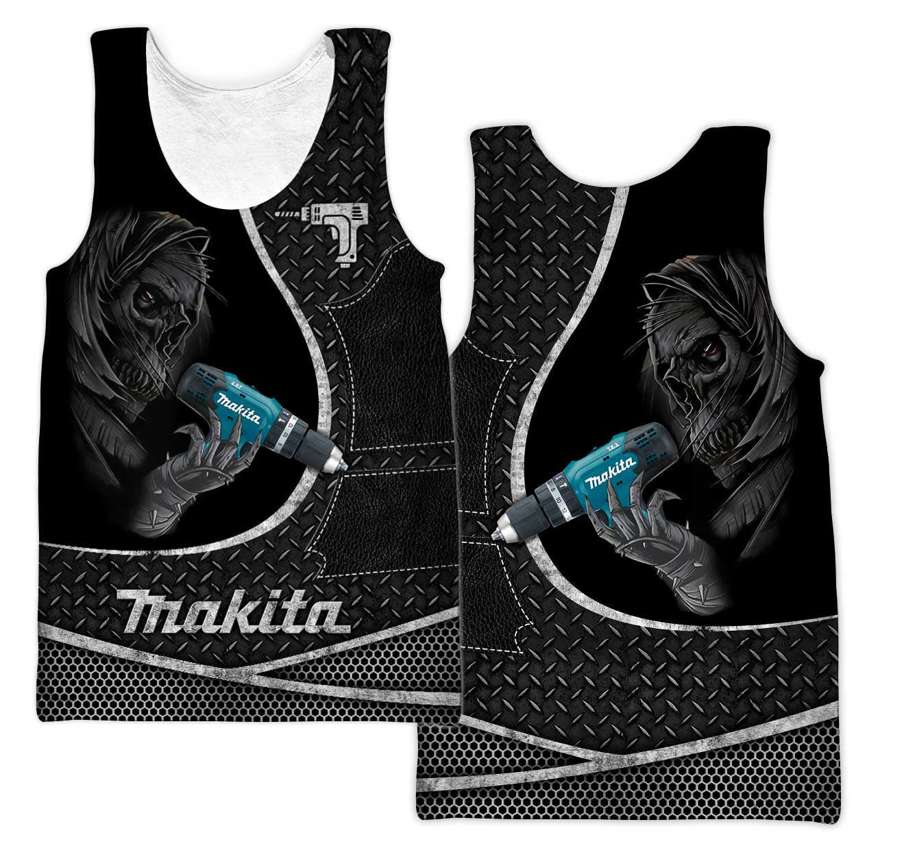 MKT Personalized Name Art Death Heavy Equipment Machine Clothes 3D Printing NTH154