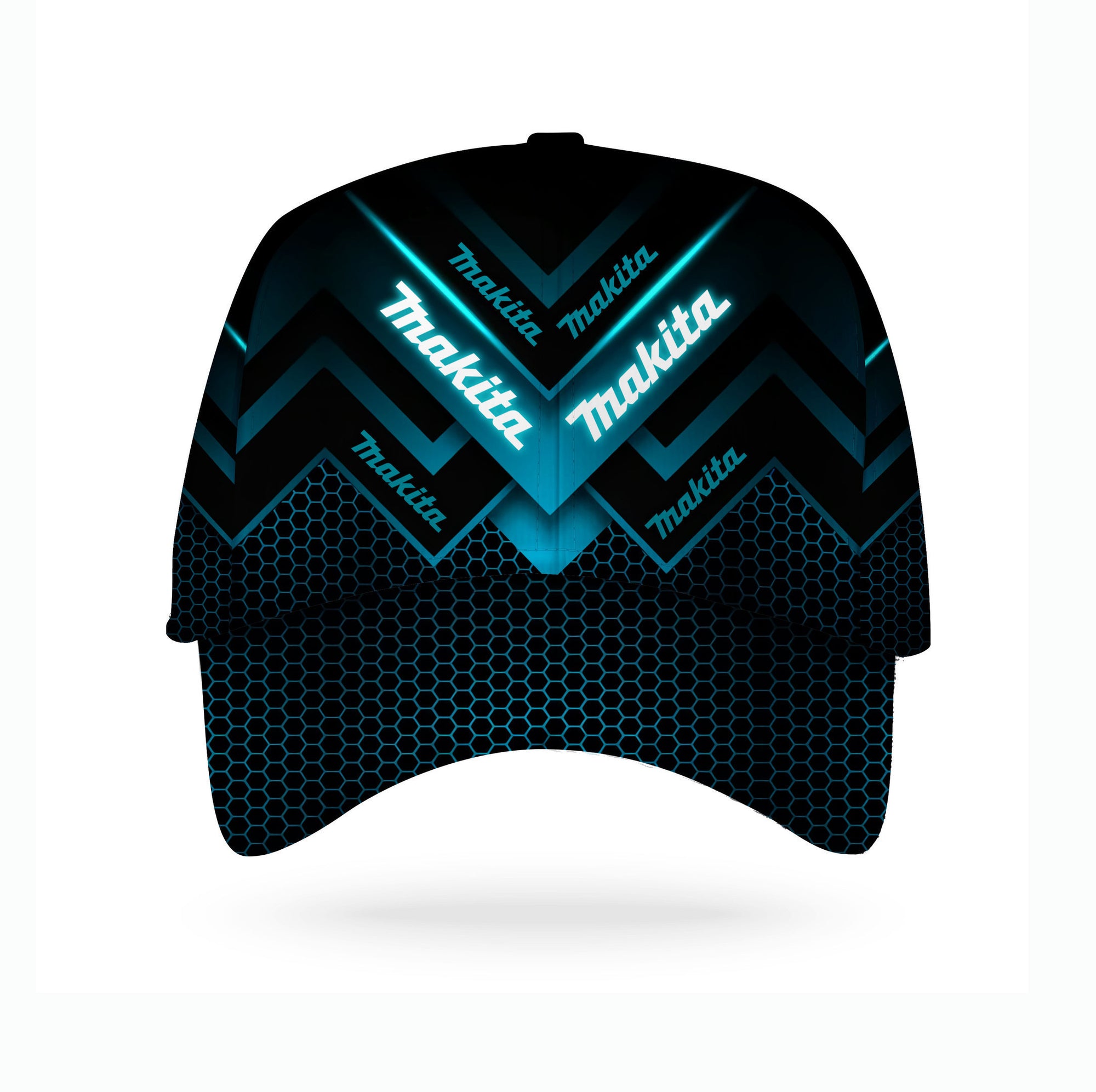 MKT 3D Beautiful Heavy Equipment Noen Blue Art Printed Hat NTH26MKT