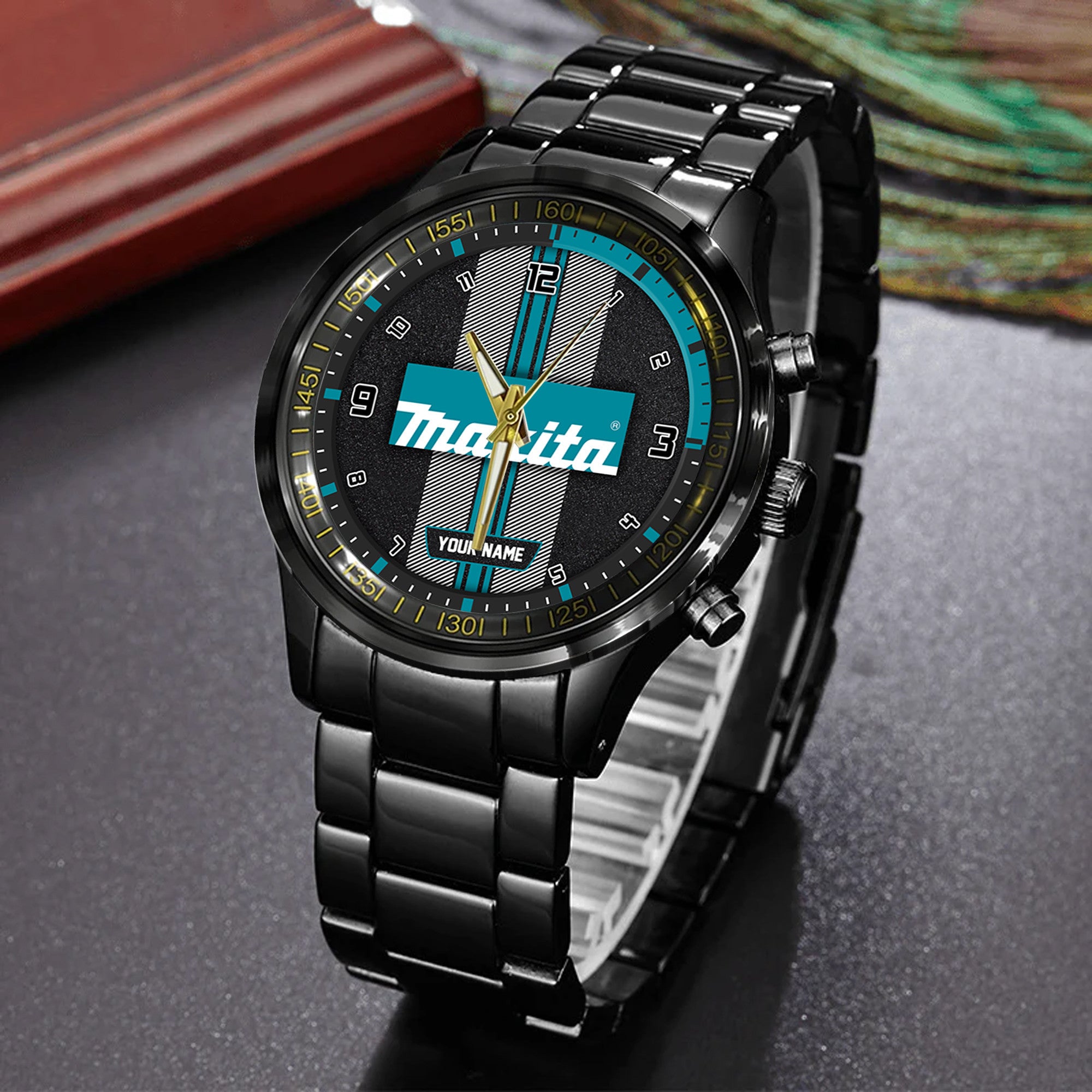 MKT New Personalized Black Hand Watch for fan-Limited Edition YVT0487