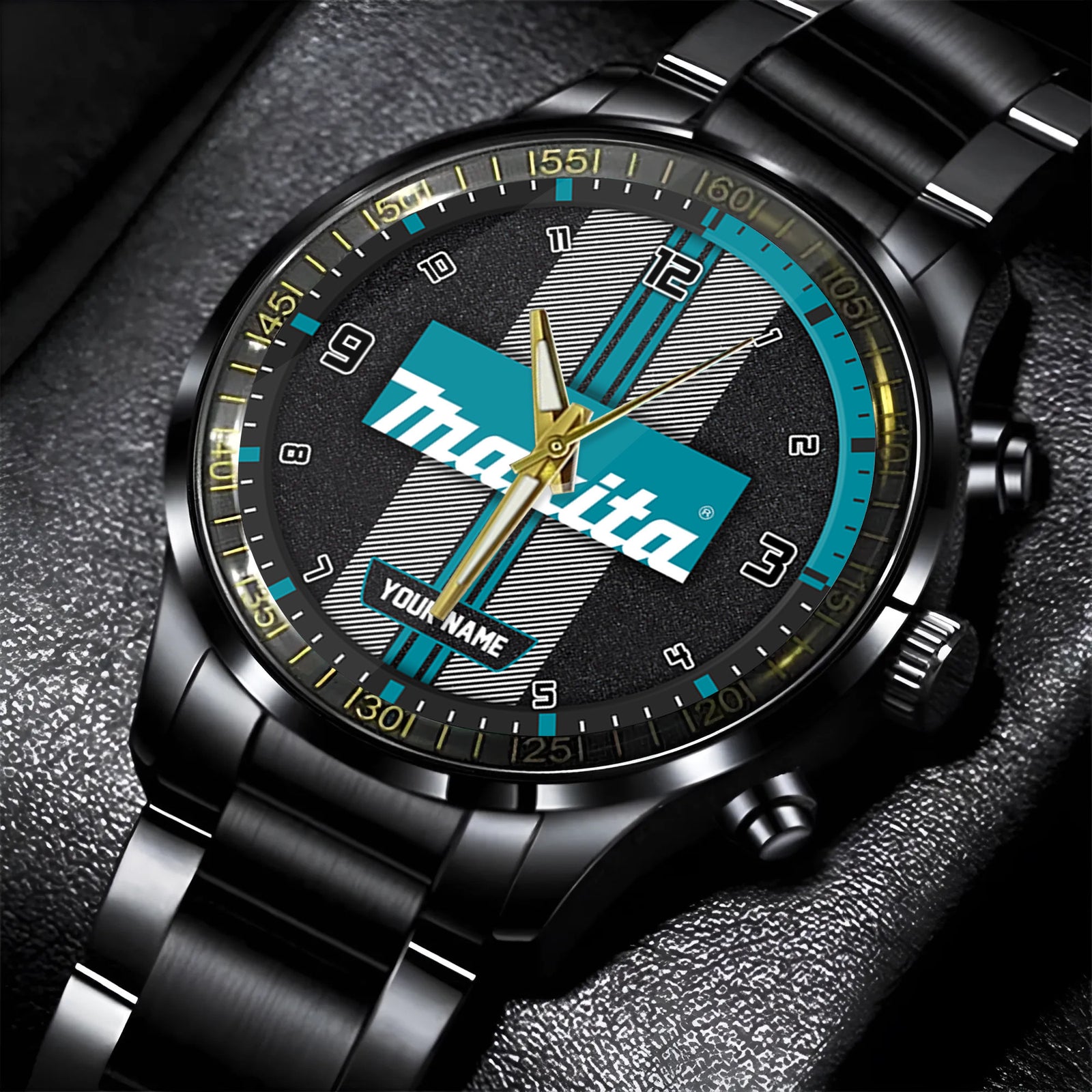 MKT New Personalized Black Hand Watch for fan-Limited Edition YVT0487