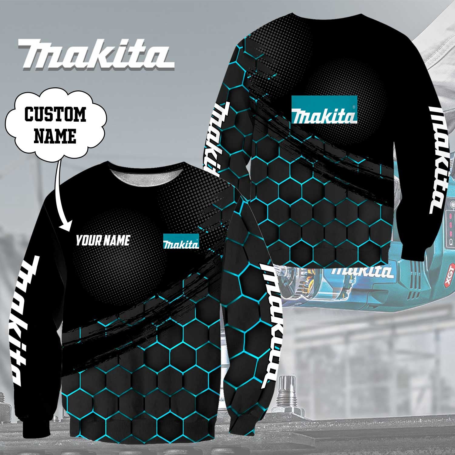 Custom Name MKT 3D Apparels YVT0660