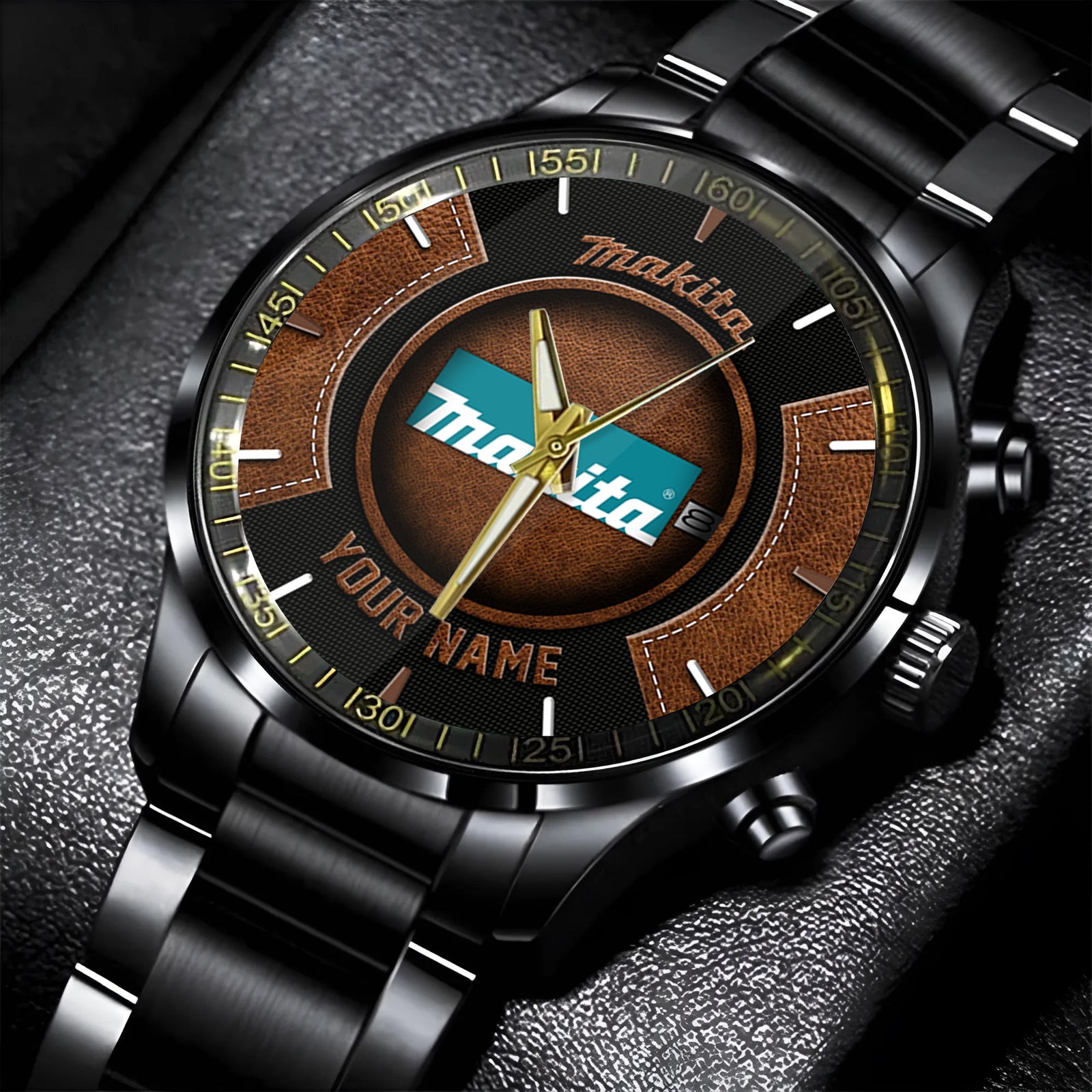 MKT New Personalized Black Hand Watch for fan-Limited Edition YVT0423