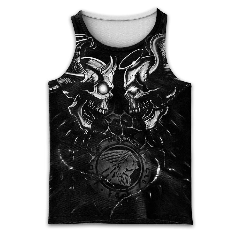 Motorcycle Skull 3D All Over Printed Clothes MT149