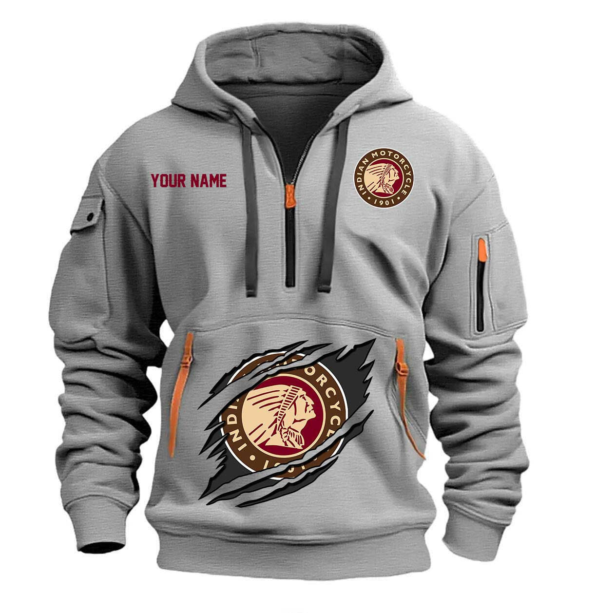 IM New Personalized Quarter Zip Hoodie For fan - Limited Edition YVT0203