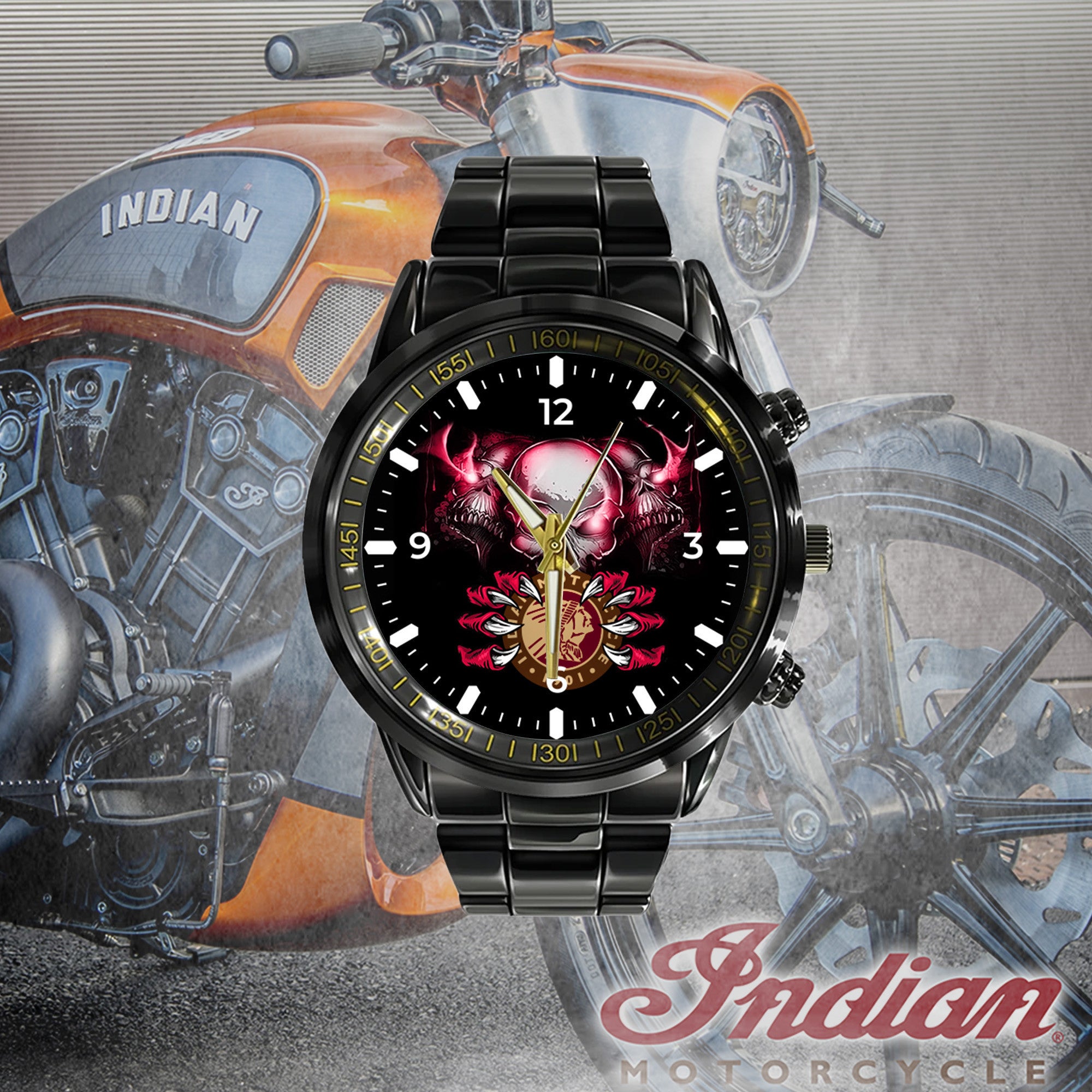 Personalized IM Black Hand Watch - Limited Edition QUY3495