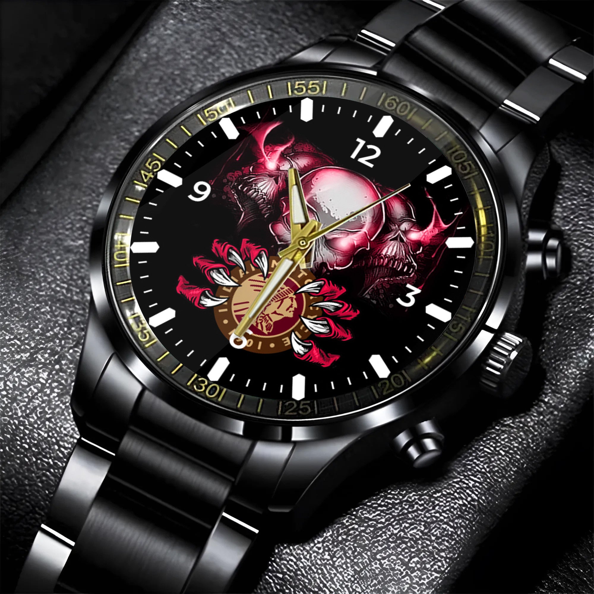 Personalized IM Black Hand Watch - Limited Edition QUY3495