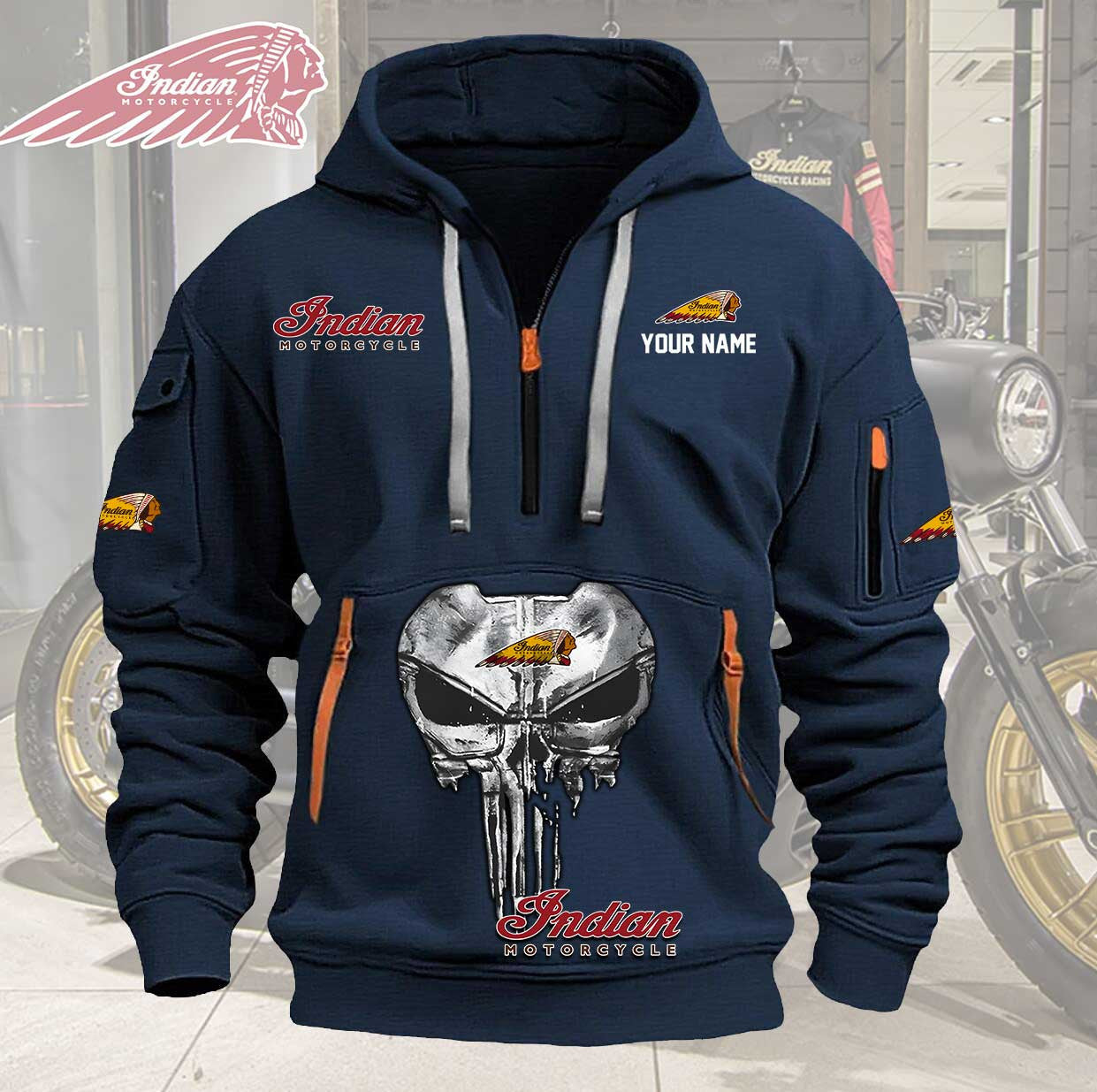 IM New Personalized Quarter Zip Hoodie For fan - Limited Edition YVT0301