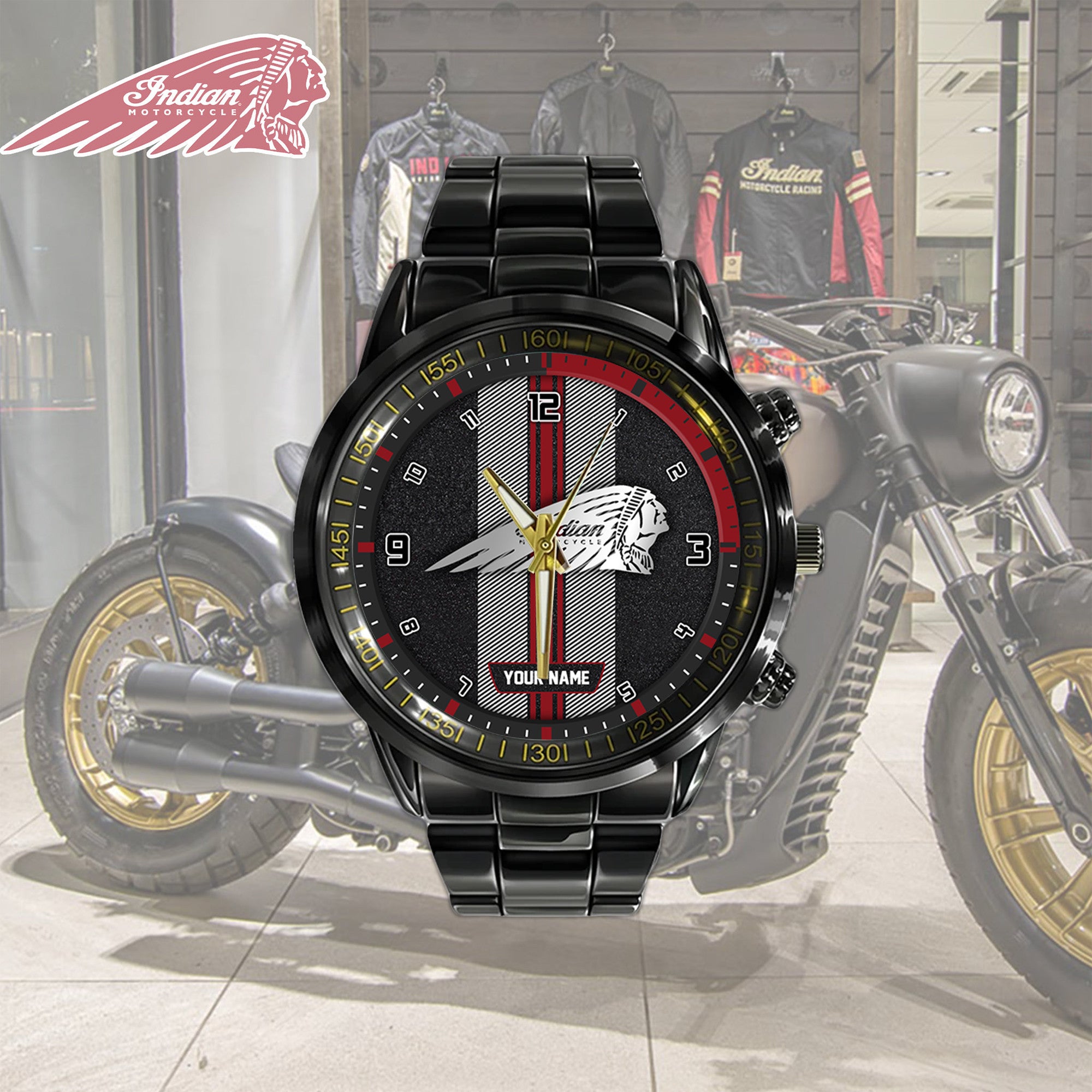 IM New Personalized Black Hand Watch for fan-Limited Edition YVT0487