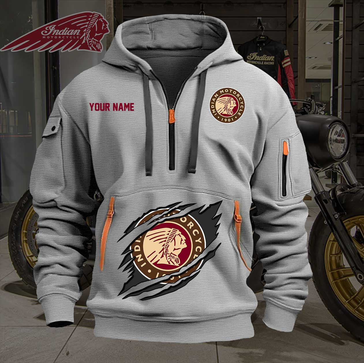 IM New Personalized Quarter Zip Hoodie For fan - Limited Edition YVT0203