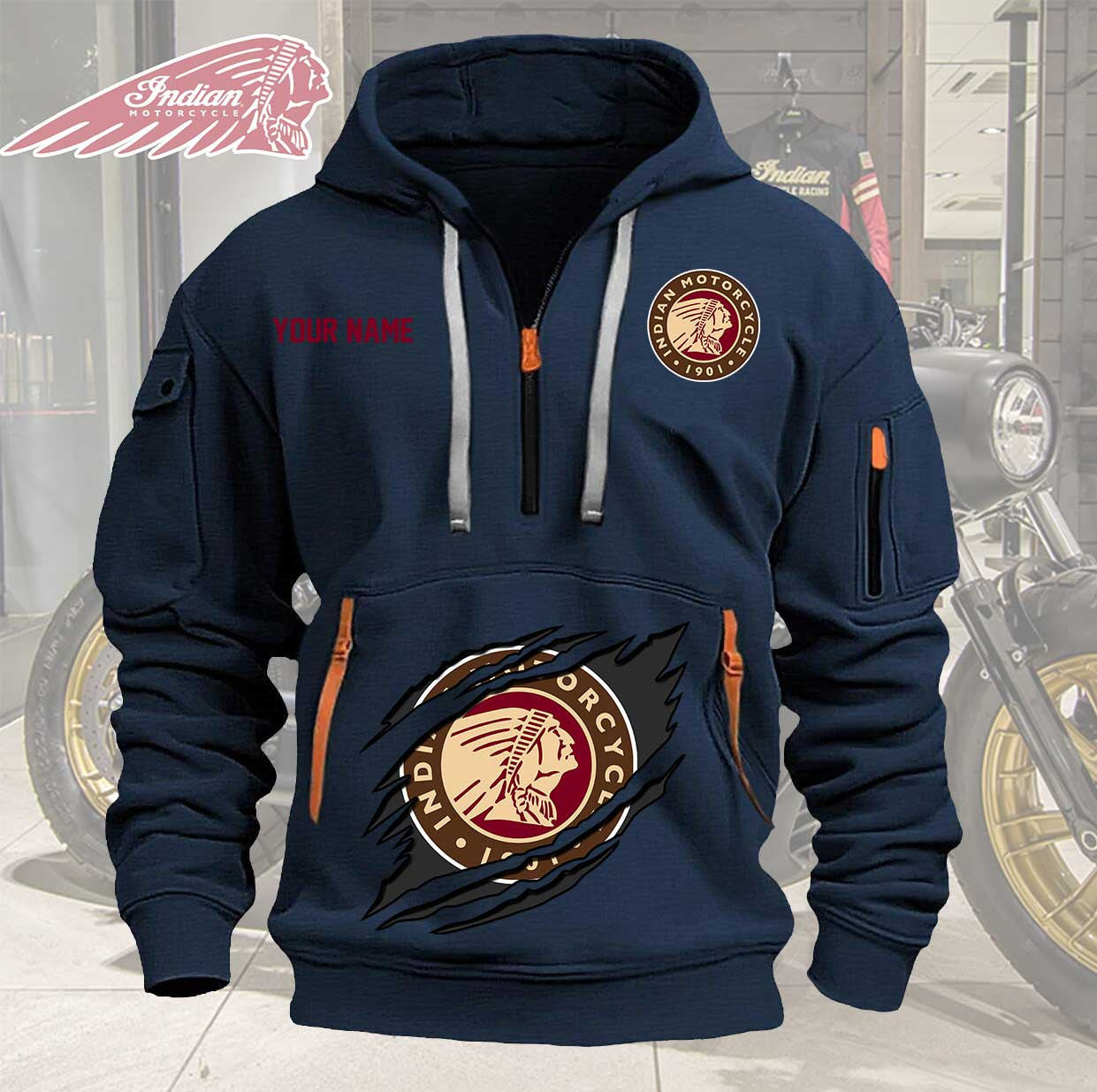 IM New Personalized Quarter Zip Hoodie For fan - Limited Edition YVT0203