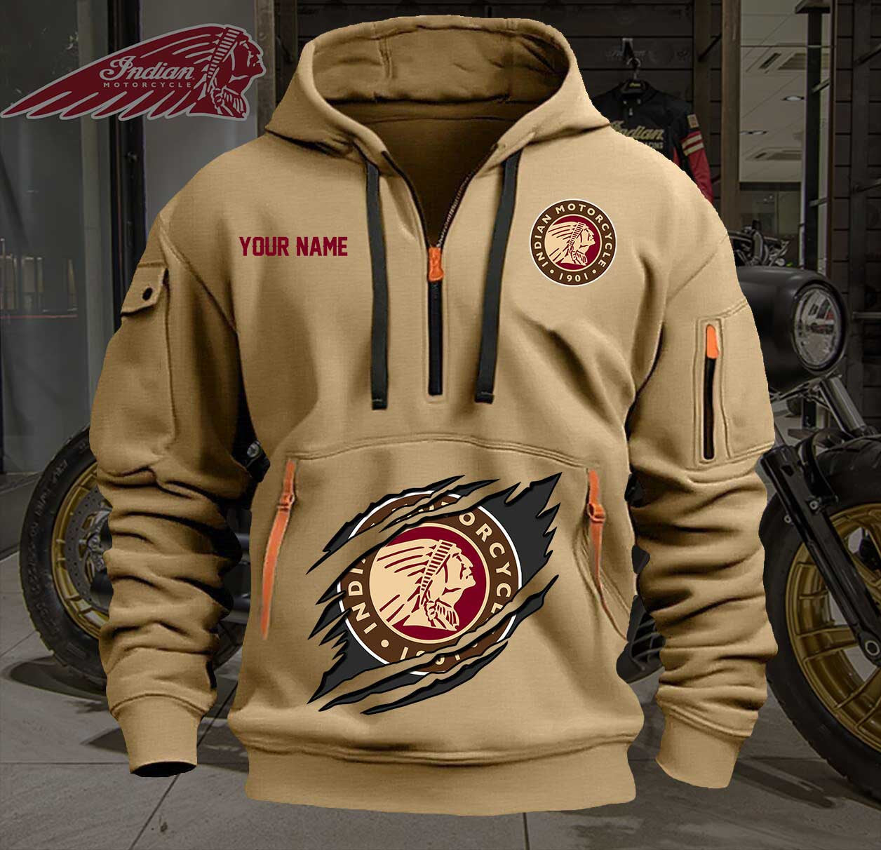 IM New Personalized Quarter Zip Hoodie For fan - Limited Edition YVT0203