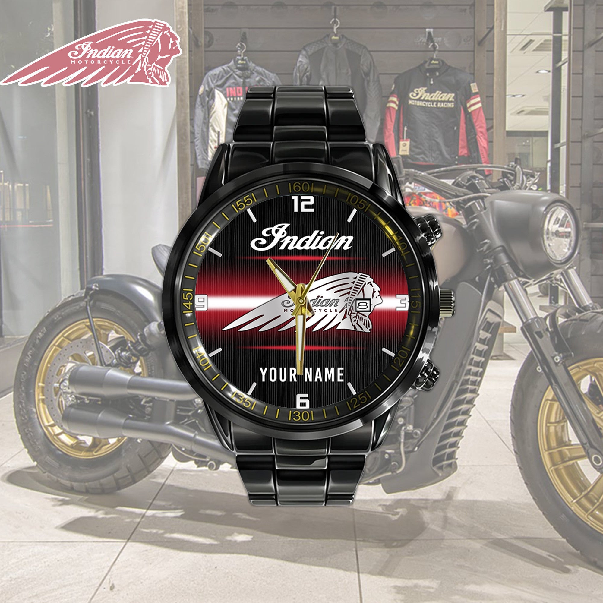 IM New Personalized Black Hand Watch for fan-Limited Edition YVT0488