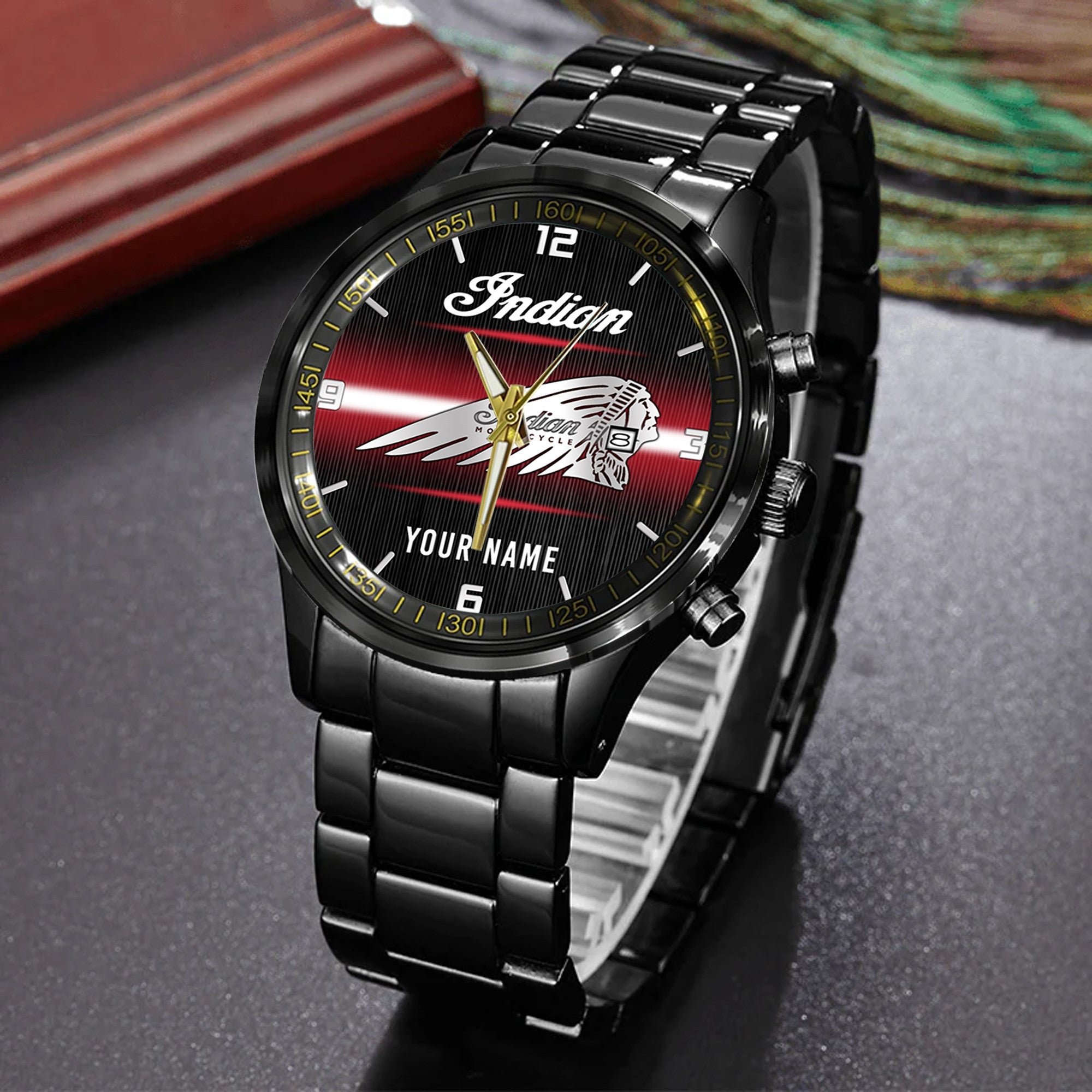 IM New Personalized Black Hand Watch for fan-Limited Edition YVT0488