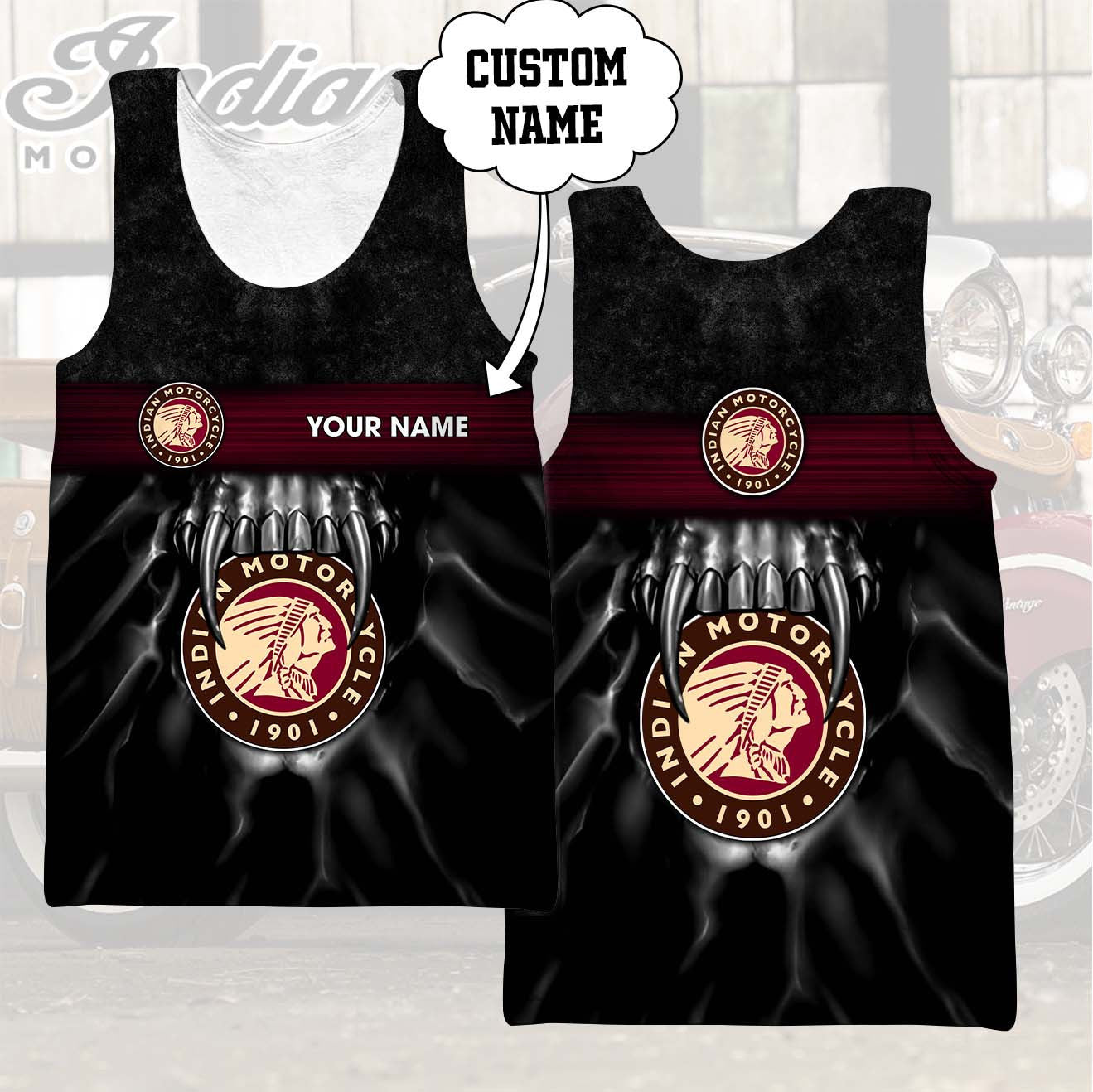 Custom Name IM 3D Apparels THAOVTT653
