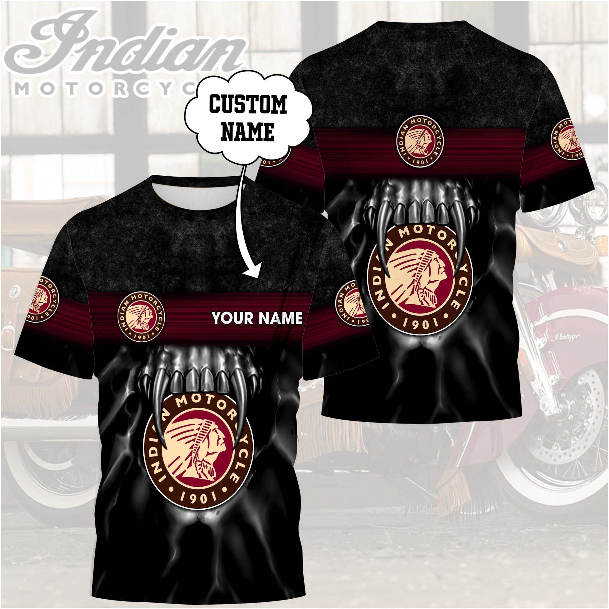 Custom Name IM 3D Apparels THAOVTT653