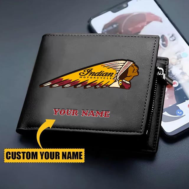 Custom Name IM Leather Wallet YVT1259