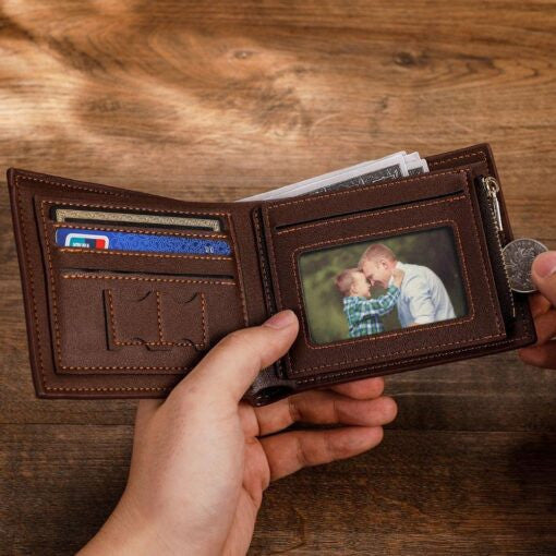 Custom Name IM Leather Wallet YVT1259