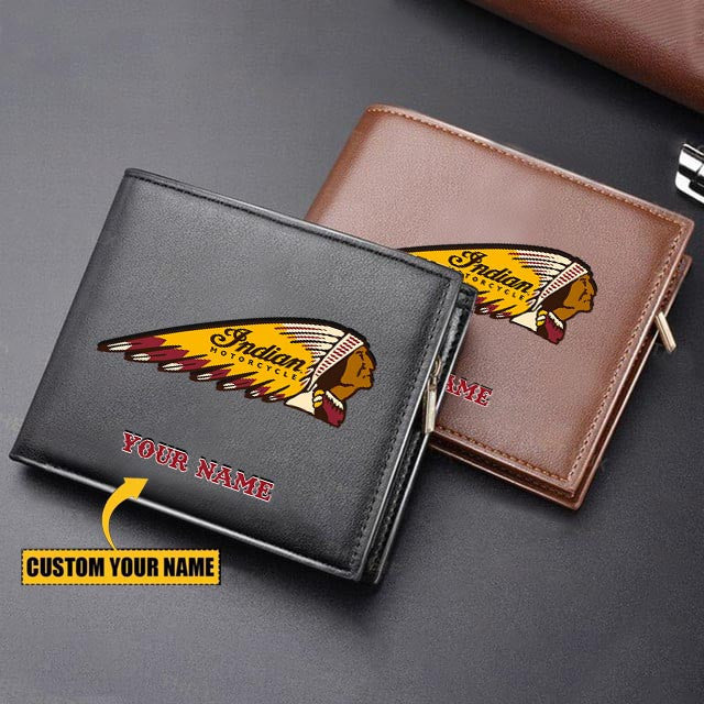 Custom Name IM Leather Wallet YVT1259