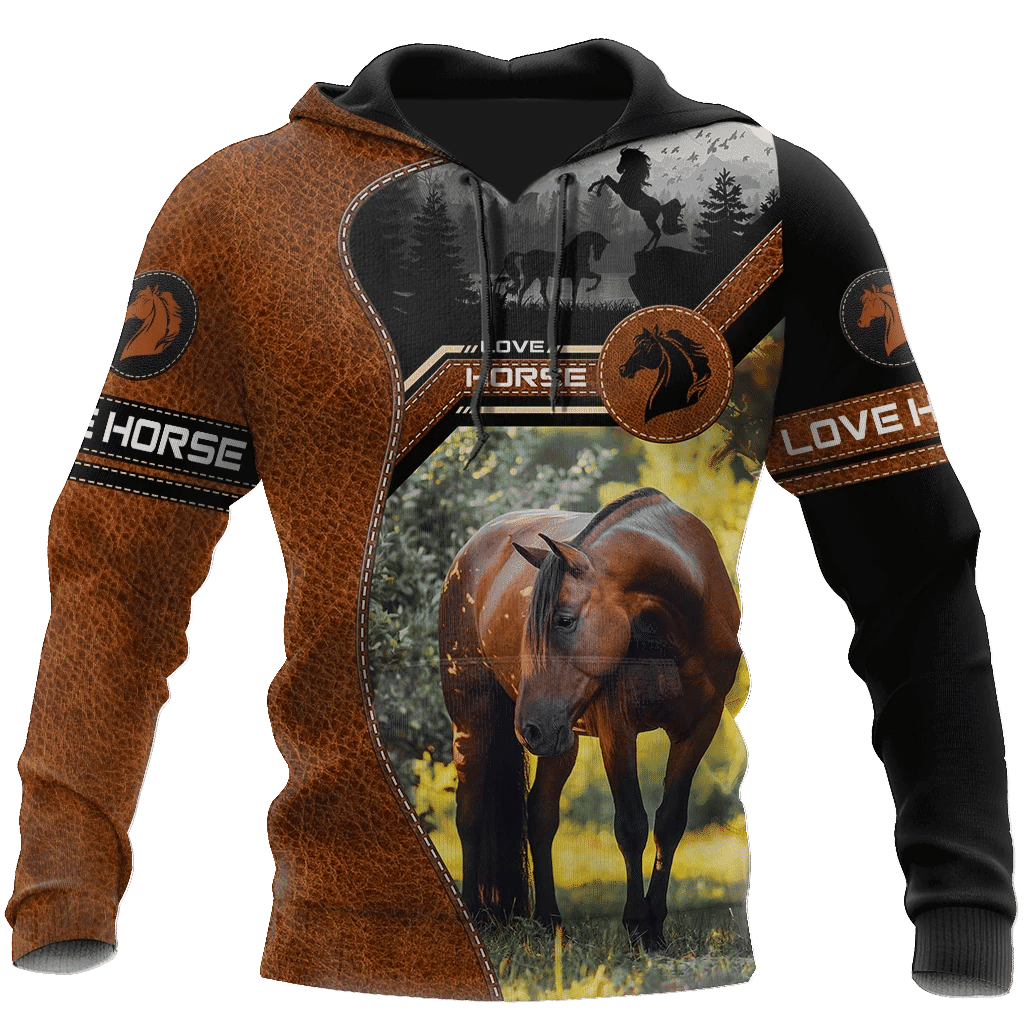 Love Horse 3D All Over Printed Shirts For Men and Women TA08312004