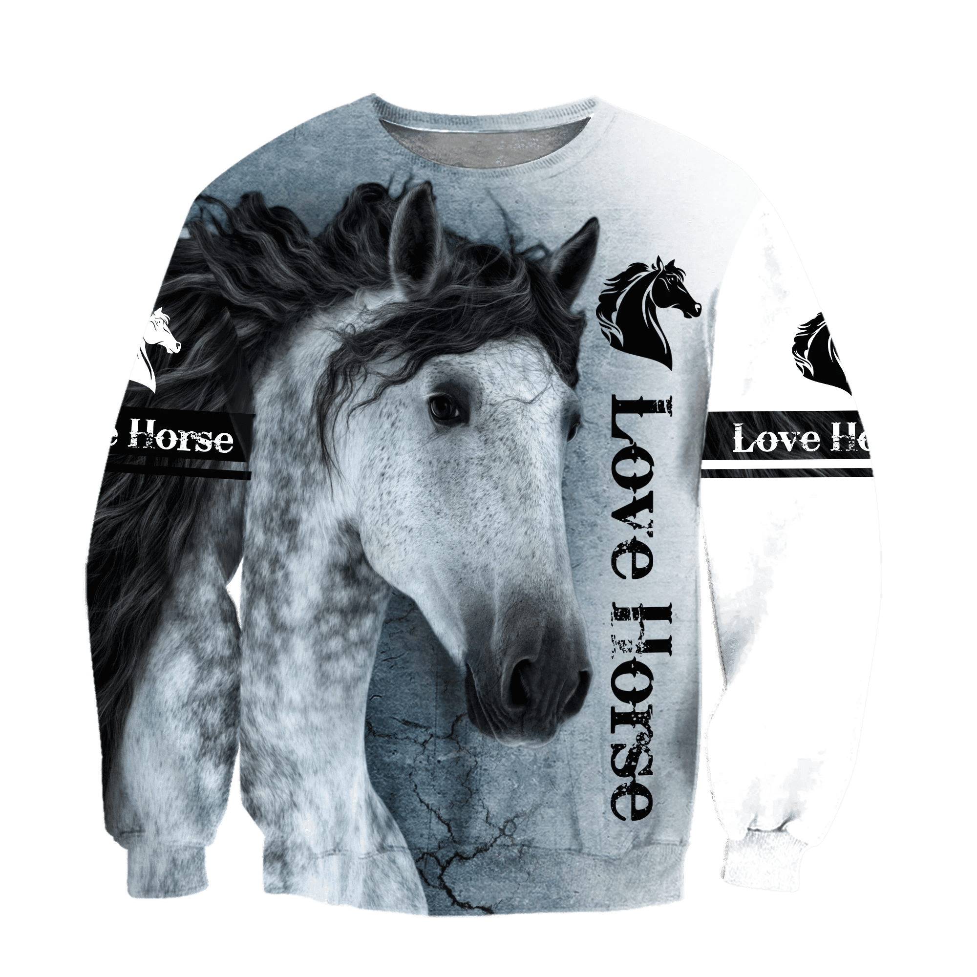 Love Horse 3D All Over Printed Hoodie Pi112055