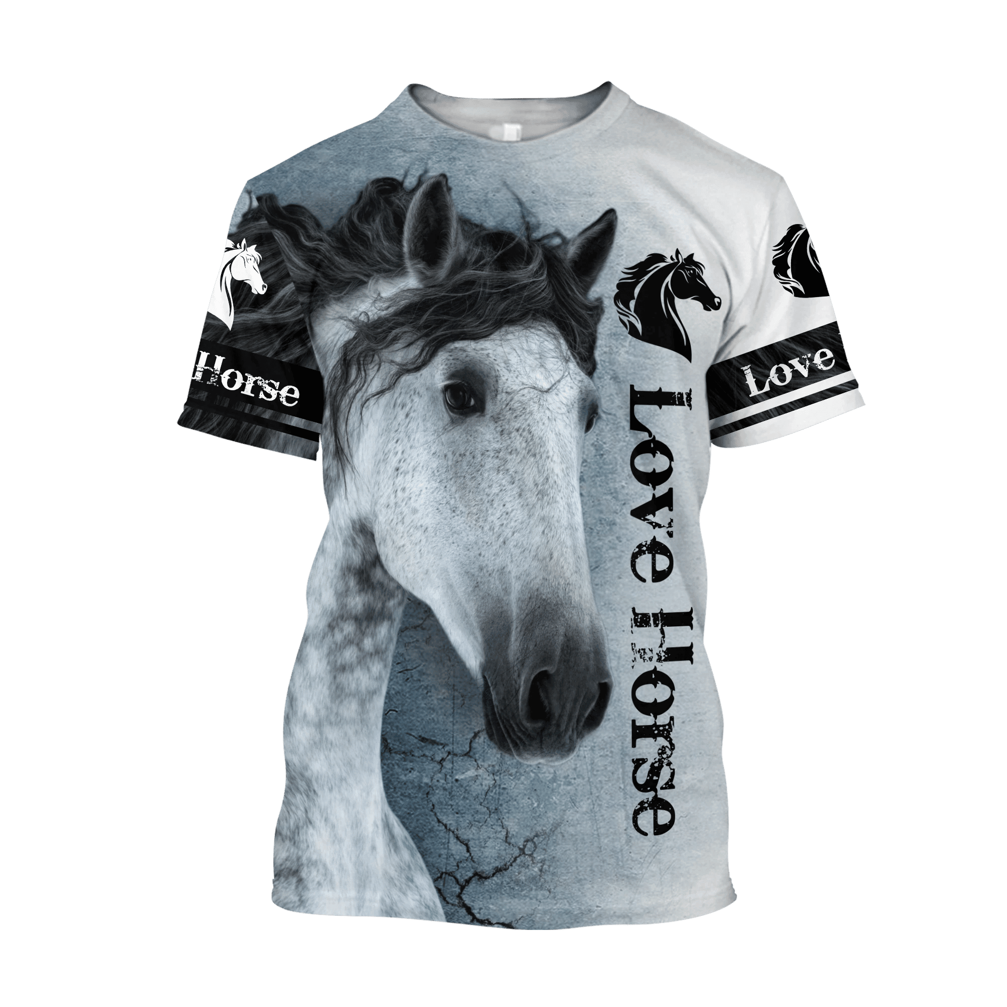 Love Horse 3D All Over Printed Hoodie Pi112055