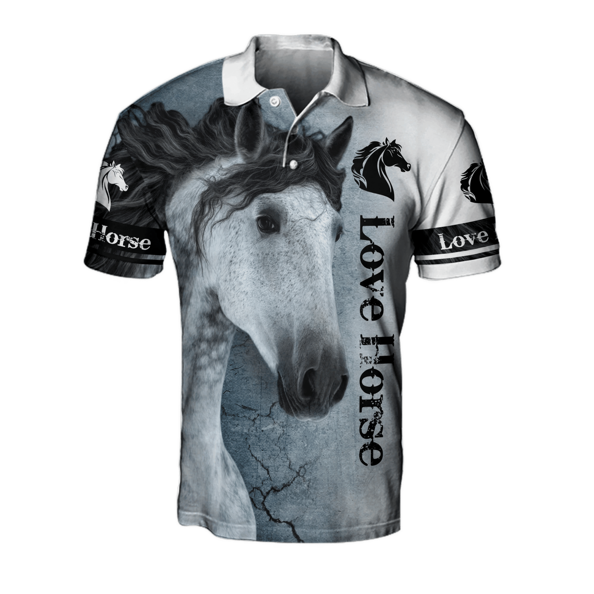 Love Horse 3D All Over Printed Hoodie Pi112055