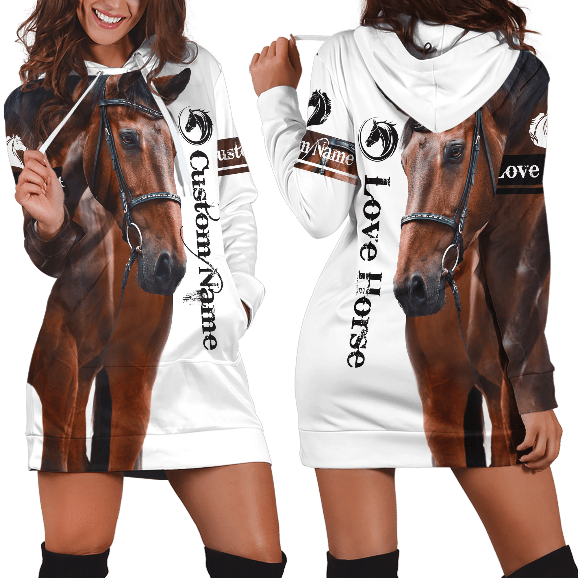 Love Horse 3D All Over Printed Shirts TR1311205