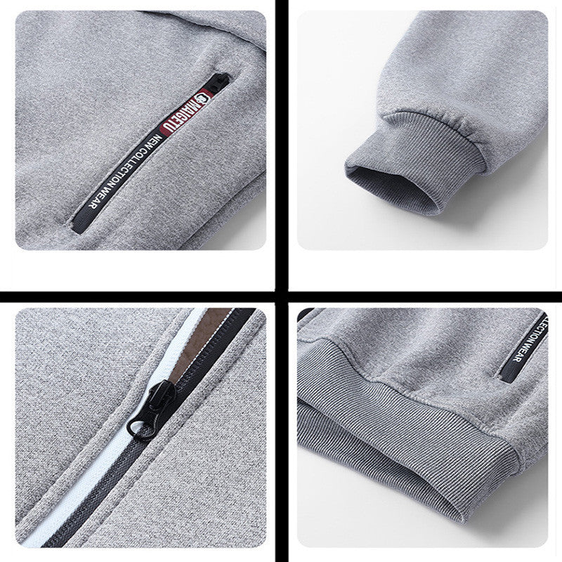 IM Motorcycle DMTZ0098 Hoodie Zip Velvet Coat