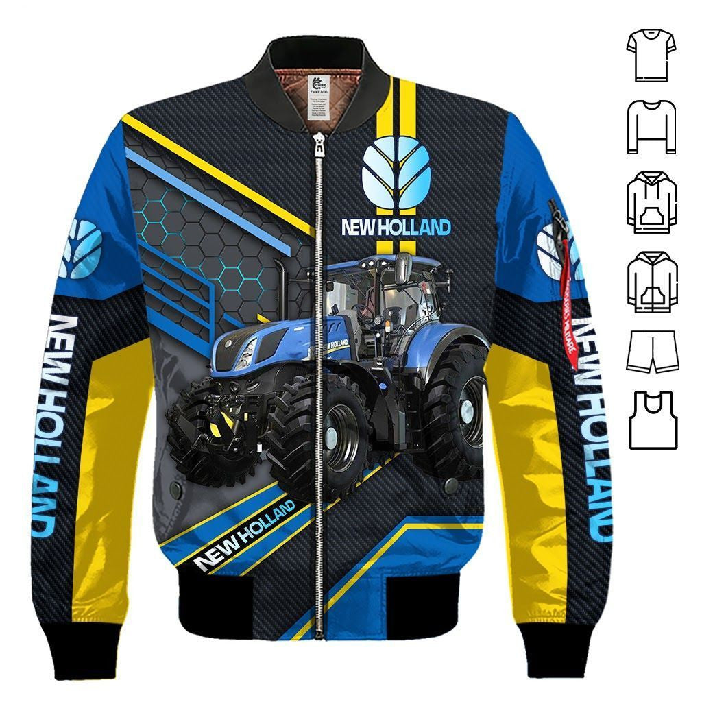 NH Tractor 3D All Over Printed Clothes NHL14