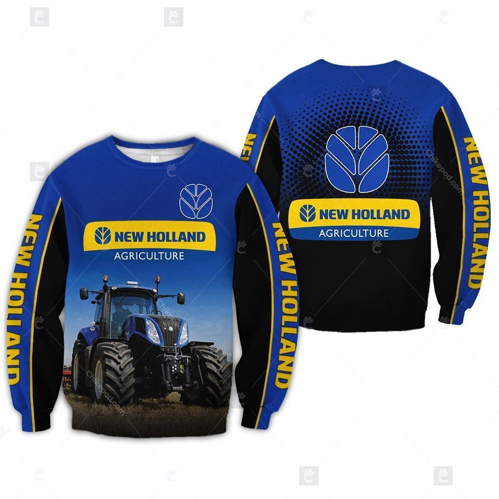 NH Tractor 3D All Over Printed Clothes NHL18 TH3612