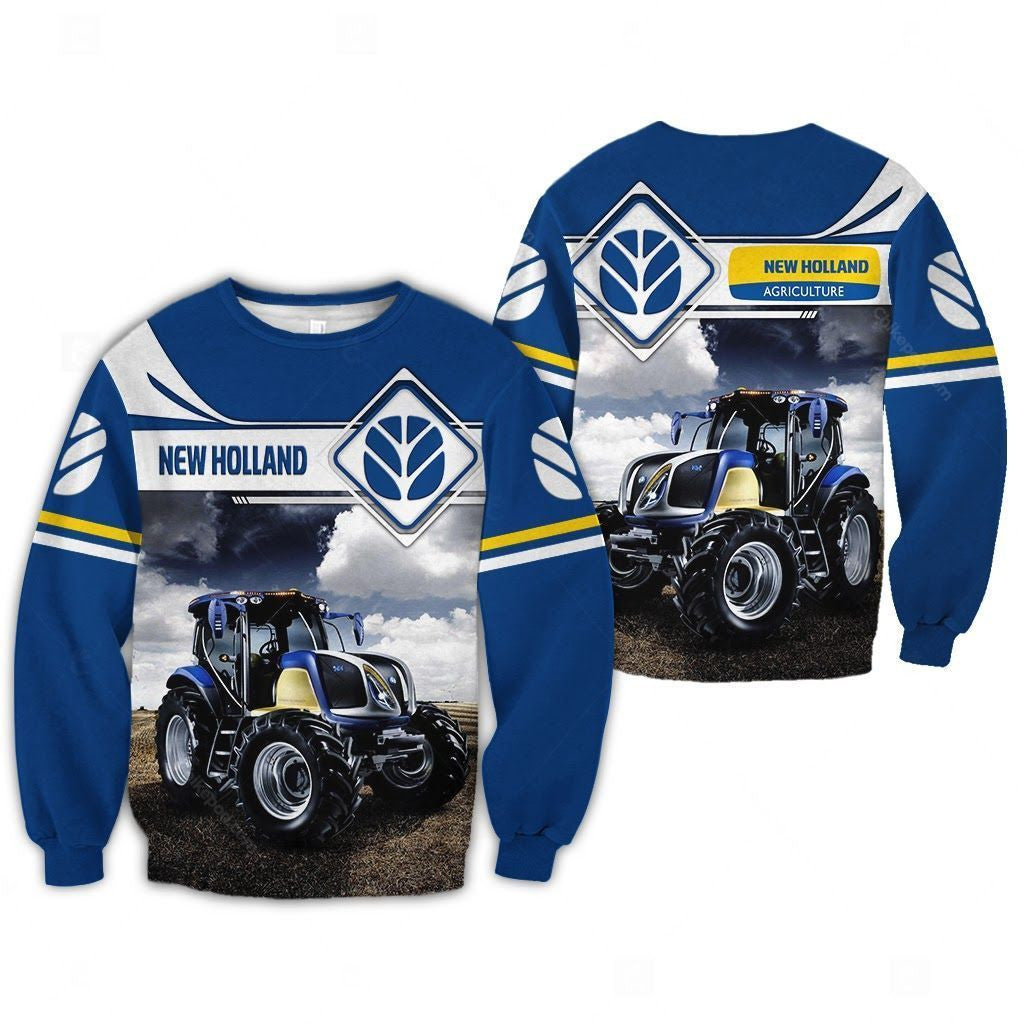NH Tractor 3D All Over Printed Clothes NHL16